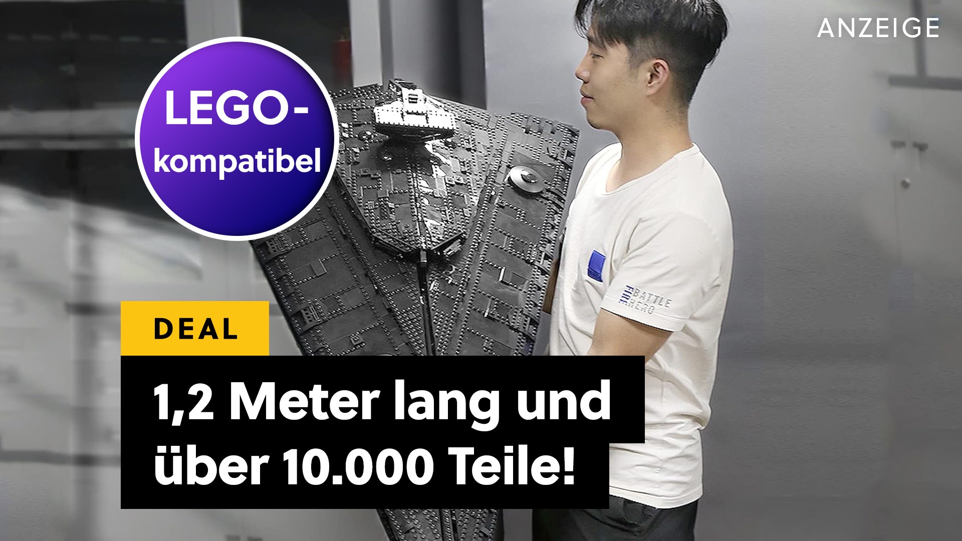 Deals: Über 10.000 Teile - 1,2 Meter großes Raumschiff sieht richtig gut aus! [Anzeige]