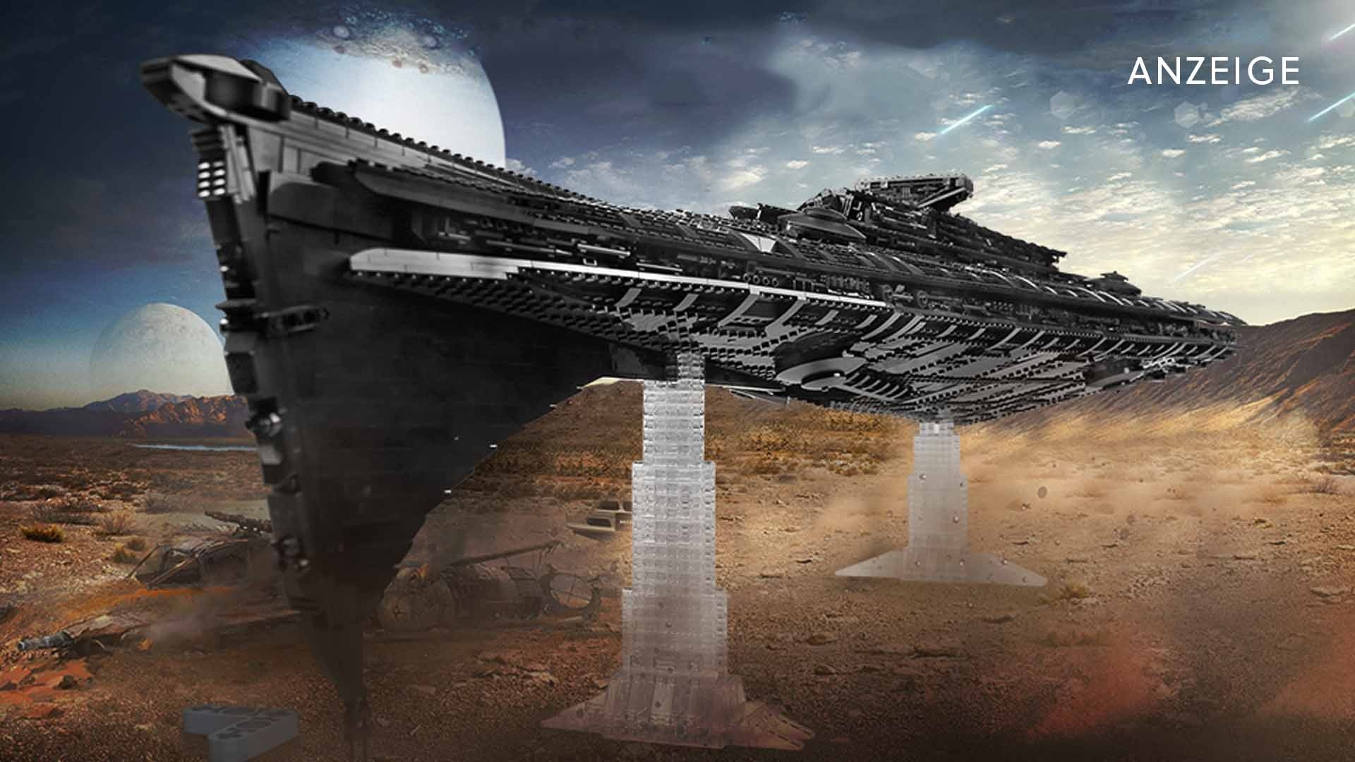 Über 10.000 Teile - Eine der besten Klemmbaustein-Alternativen zeigt LEGO Star Wars, wie ein Sternenzerstörer auszusehen hat! [Anzeige]