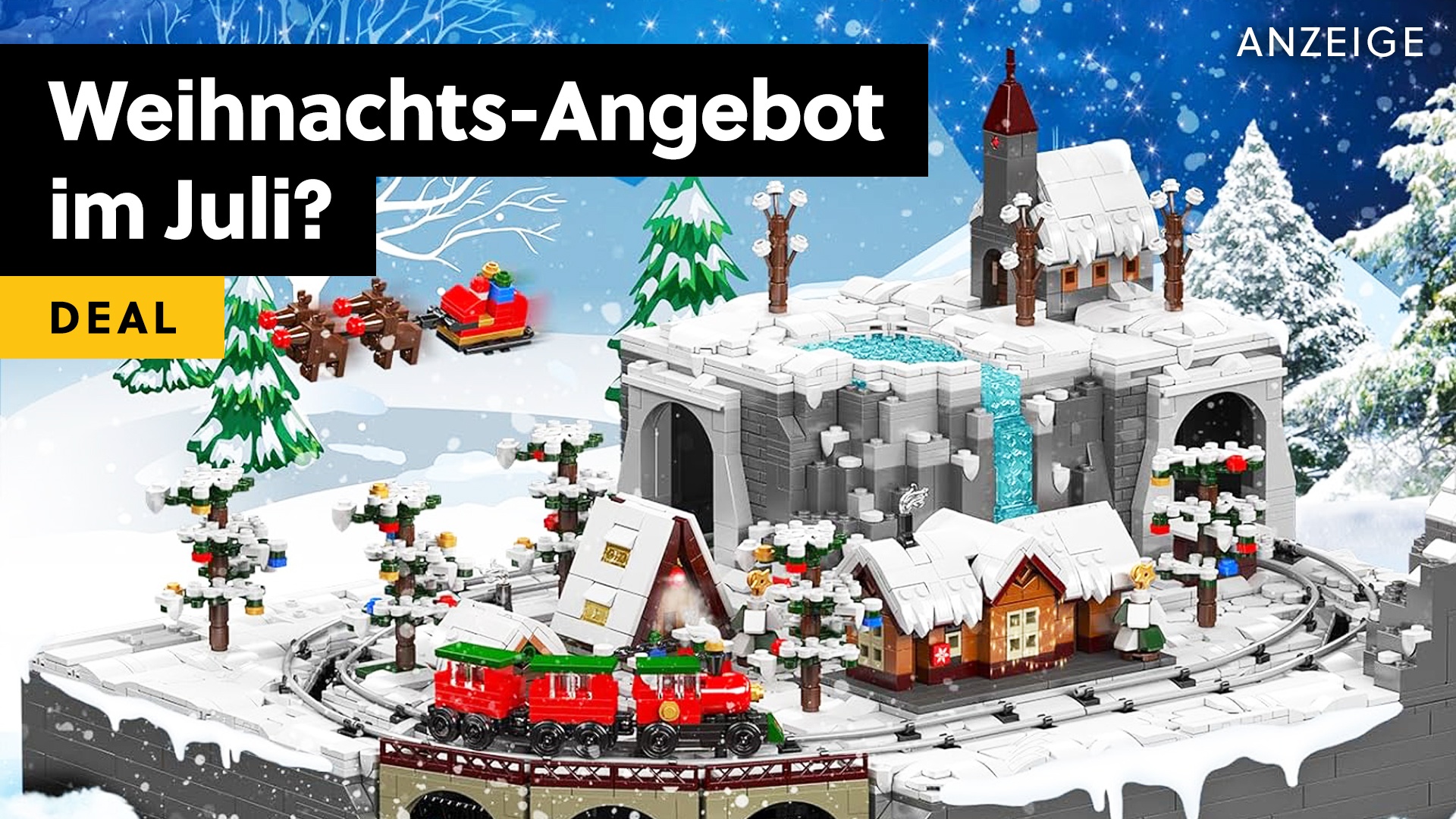 Nächsten Monat gibt's wieder Lebkuchen im Supermarkt – und weihnachtliche Angebote gibt's schon jetzt von dieser LEGO-Alternative!