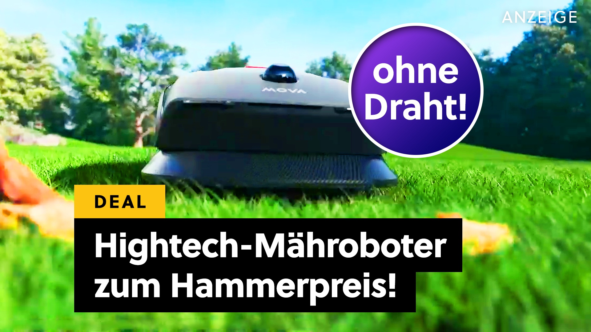 Deals: Mähroboter-Preishammer - Ohne Draht, ohne Kabel und ohne Antenne jetzt zum Knallerpreis! [Anzeige]