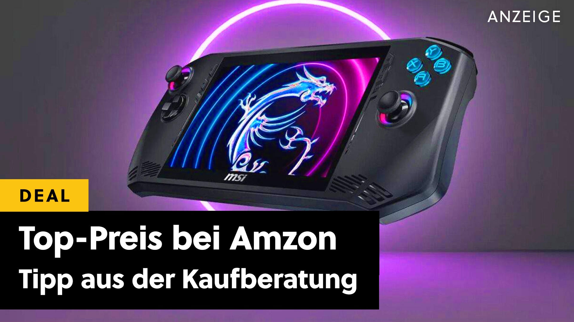 Kaufberatungs-Tipp - GameStar-Empfehlung günstiger denn je: MSI Claw 8 AI+ jetzt bei Amazon im Deal [Anzeige]