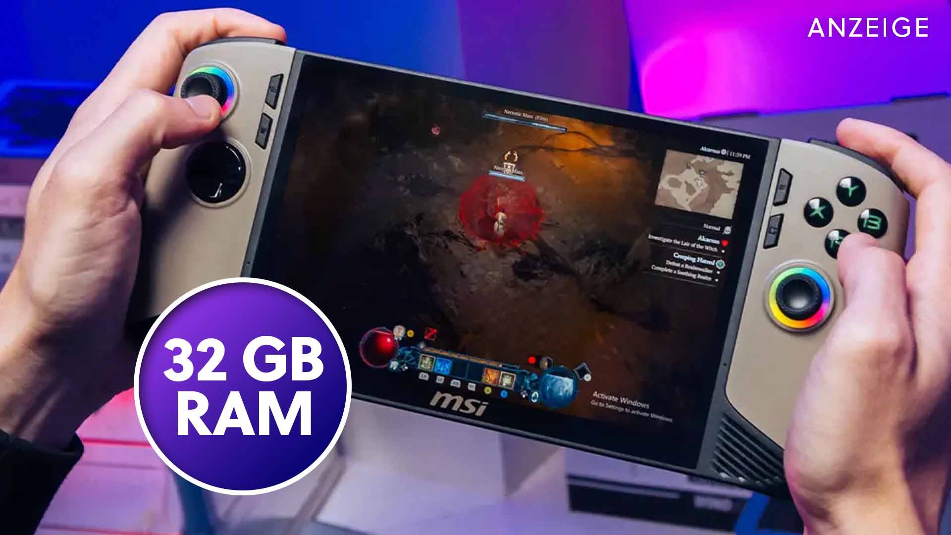 Deals: MSI Claw 8 AI+ - Gaming-Handheld-Platzhirsch jetzt auf Preis-Talfahrt bei Amazon! [Anzeige]