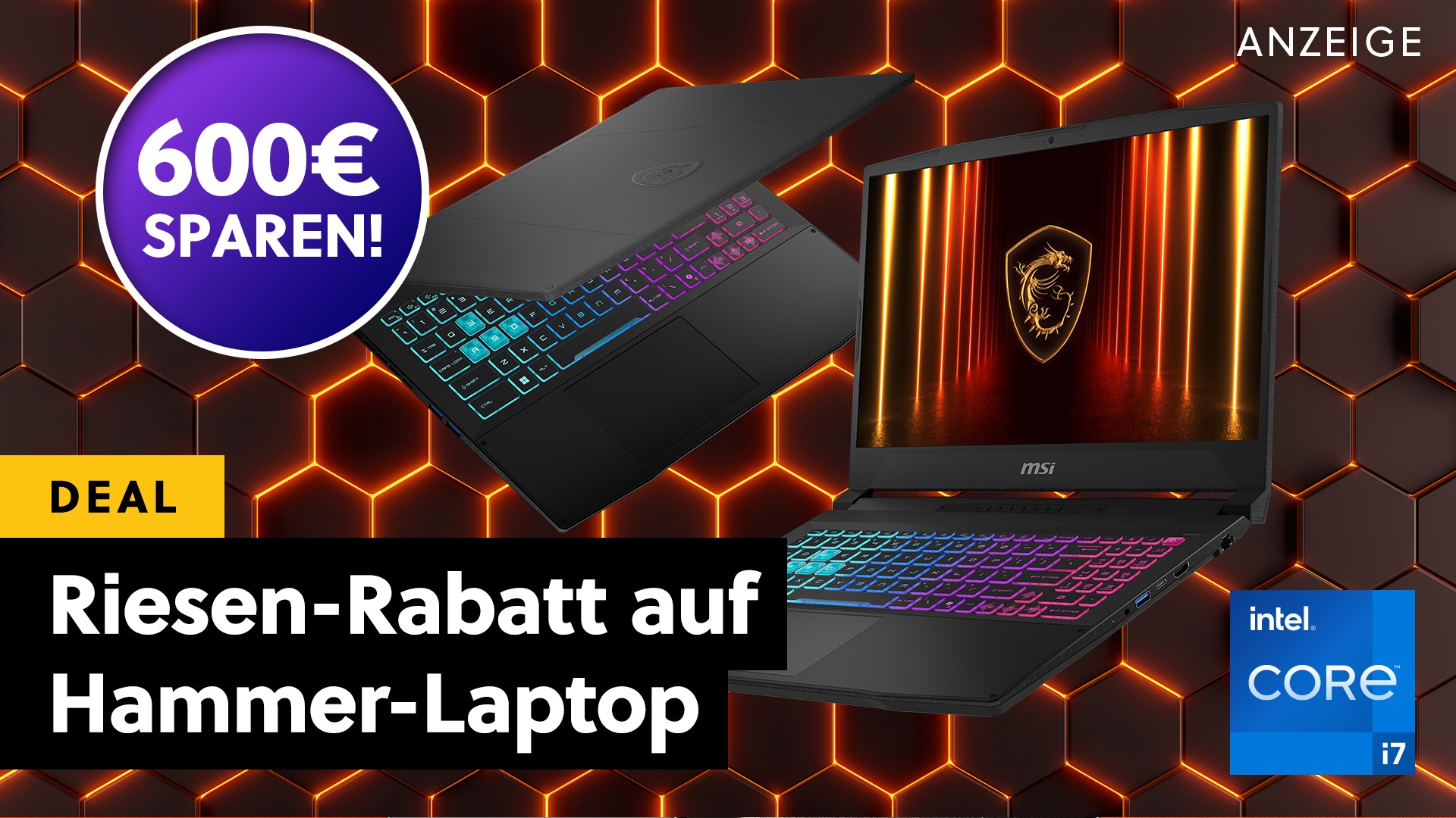 Deals: Gaming-Laptop - Preis-Leistungs-Monster mit Hammer-Prozessor und RTX 5070 [Anzeige]