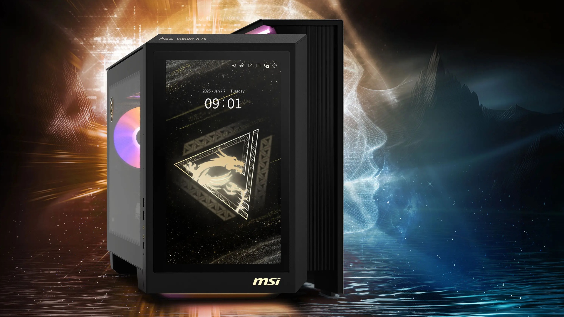 Computex 2025 - MSI MEG Vision X AI: High-End-PC verspricht »KI zum Anfassen«