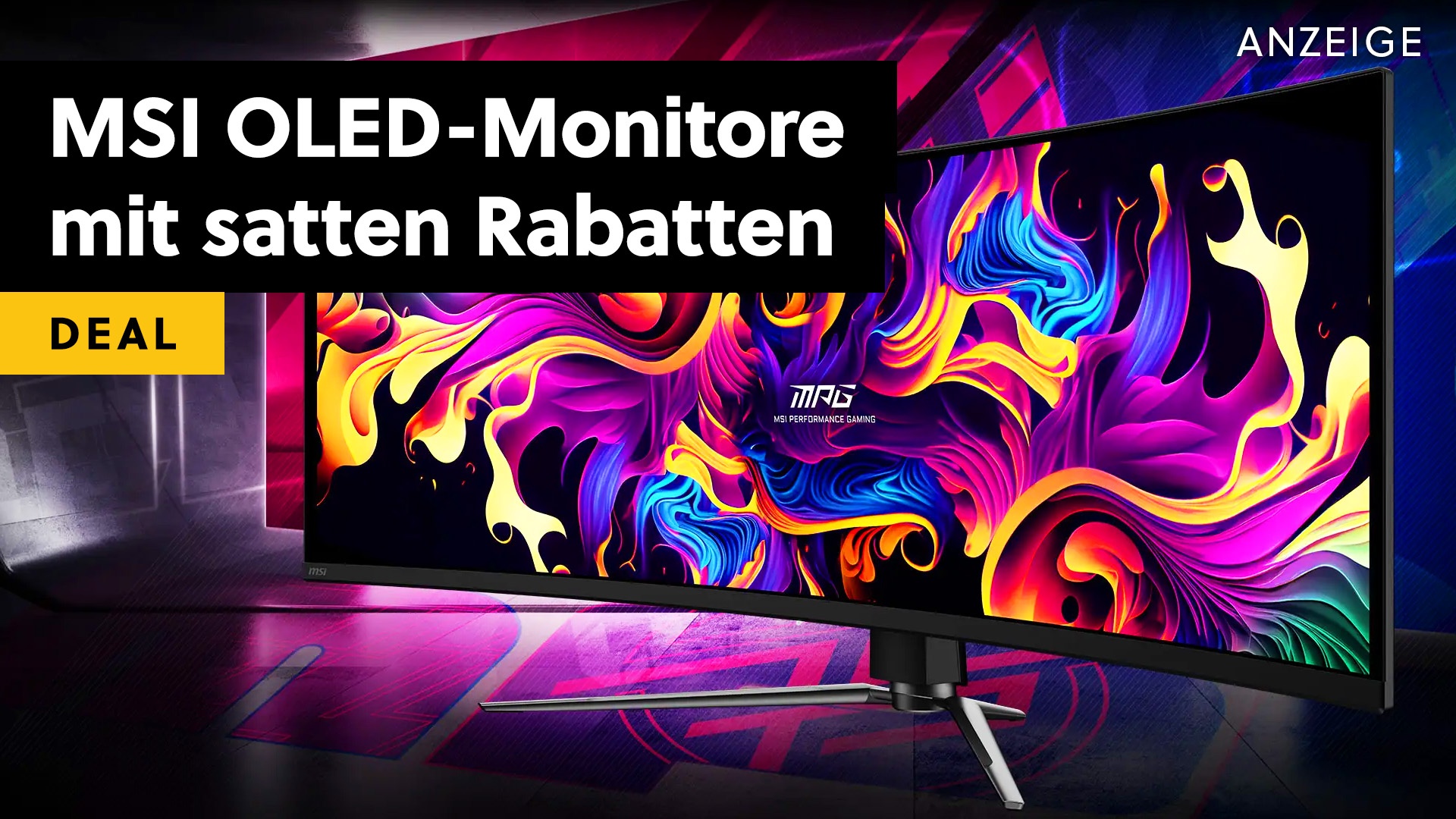 Deals: MSI OLED-Monitore - Von großzügigen 31,5 Zoll mit 4K & 240Hz bis hin zu ultrabreiten 49 Zoll [Anzeige]