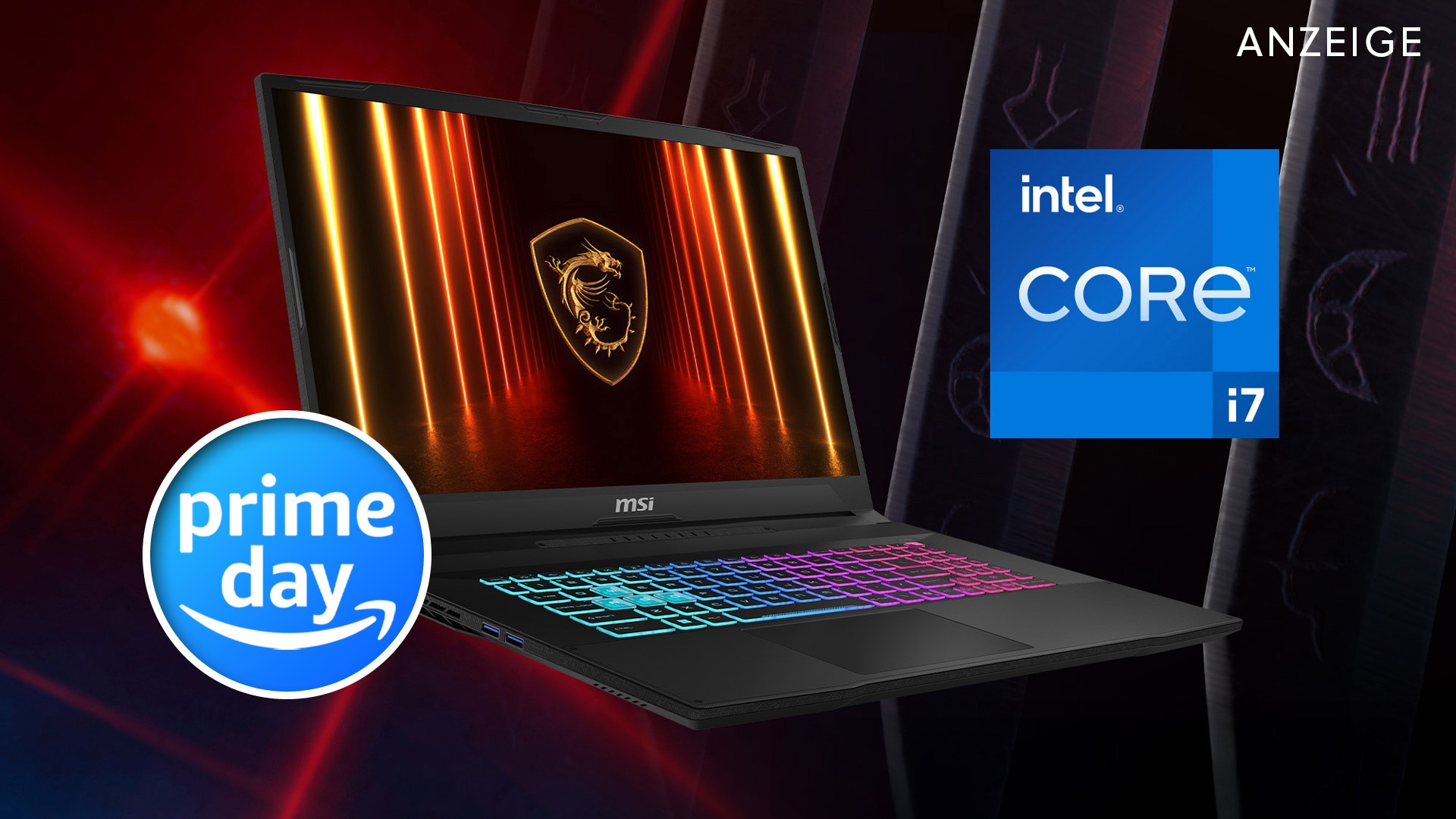 Deals: Prime Day - Gaming-Laptop mit Intel Core i7 Prozessor bleibt auch bei 35 Grad kühl [Anzeige]