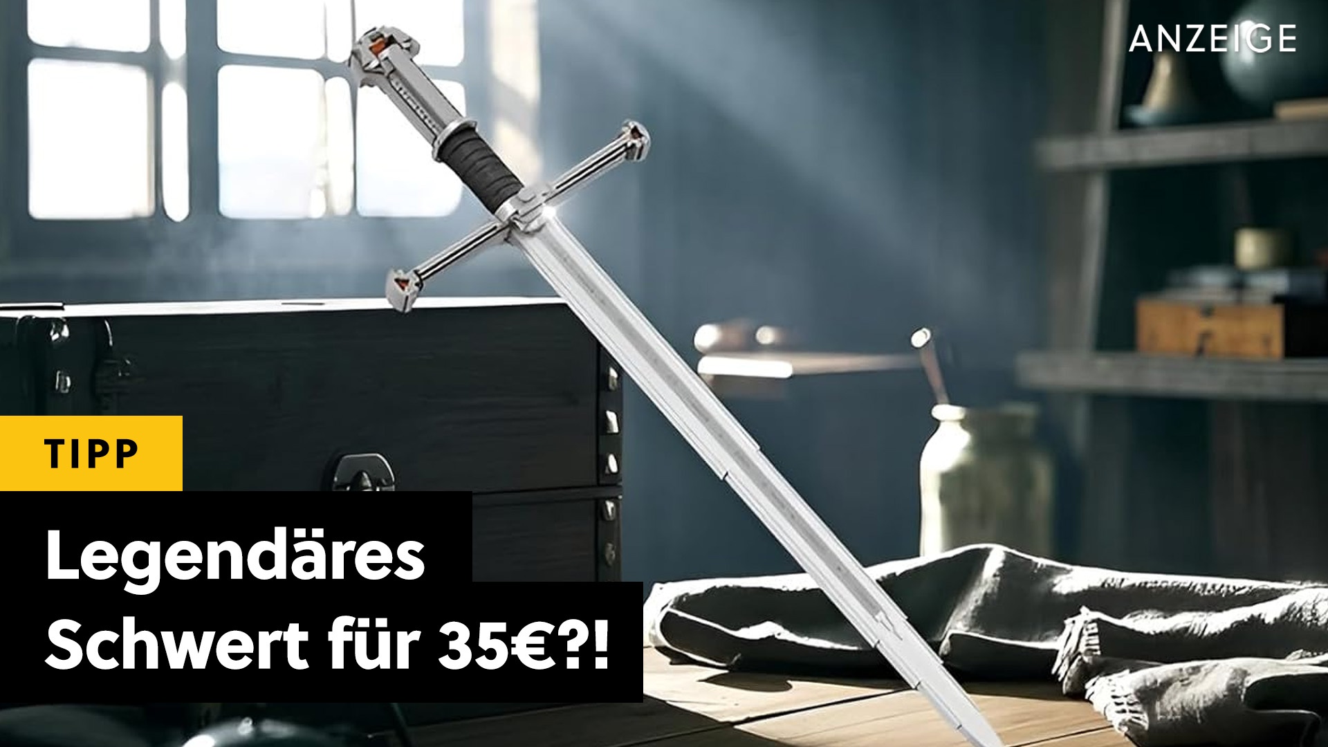 Deals: Narsil - Das legendäre Herr-der-Ringe-Schwert gibt's jetzt als wunderschönes Set! [Anzeige]