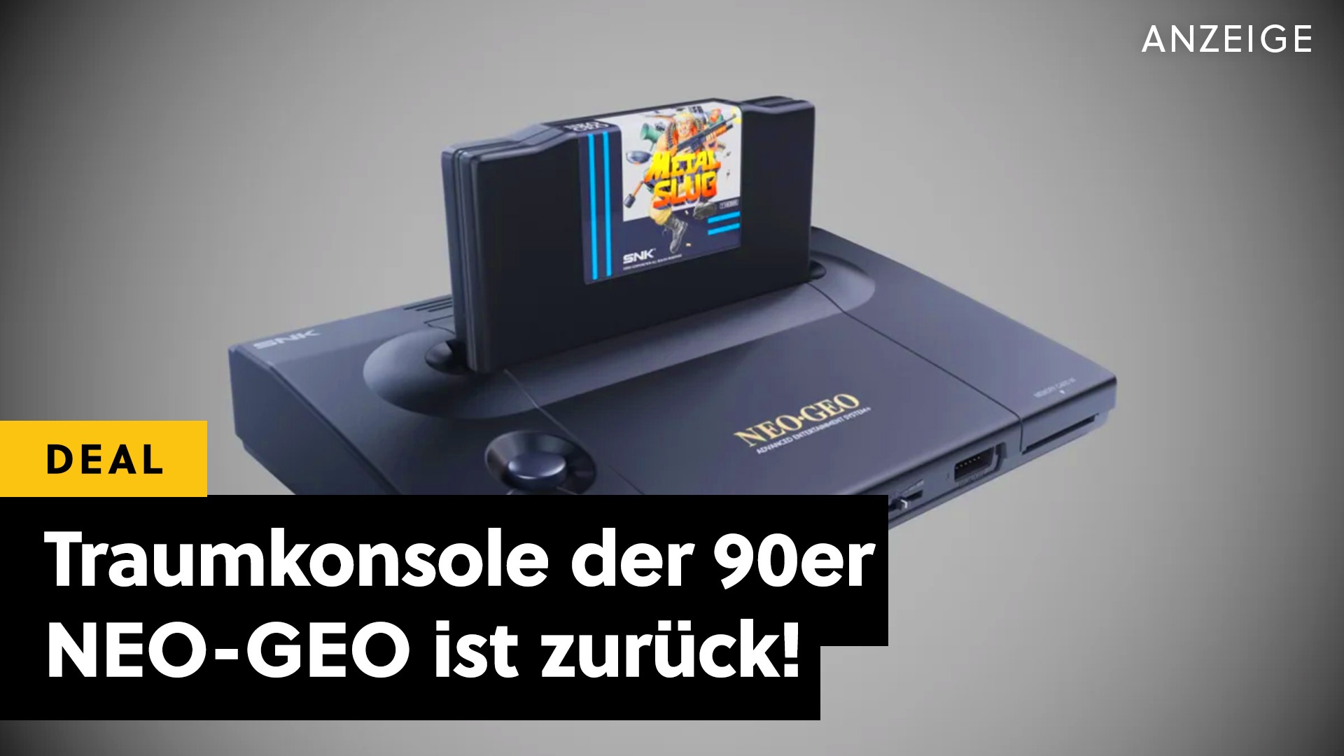 Deals: NEO-GEO - Diese Konsole wollte in den 90ern jeder, jetzt könnt ihr die Neuauflage vorbestellen [Anzeige]