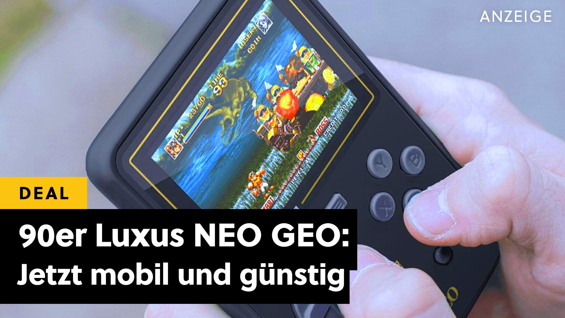 Deals: Retro-Kult - Neues NEO GEO kommt im November, bis dahin könnt ihr hiermit Metal Slug zocken [Anzeige]