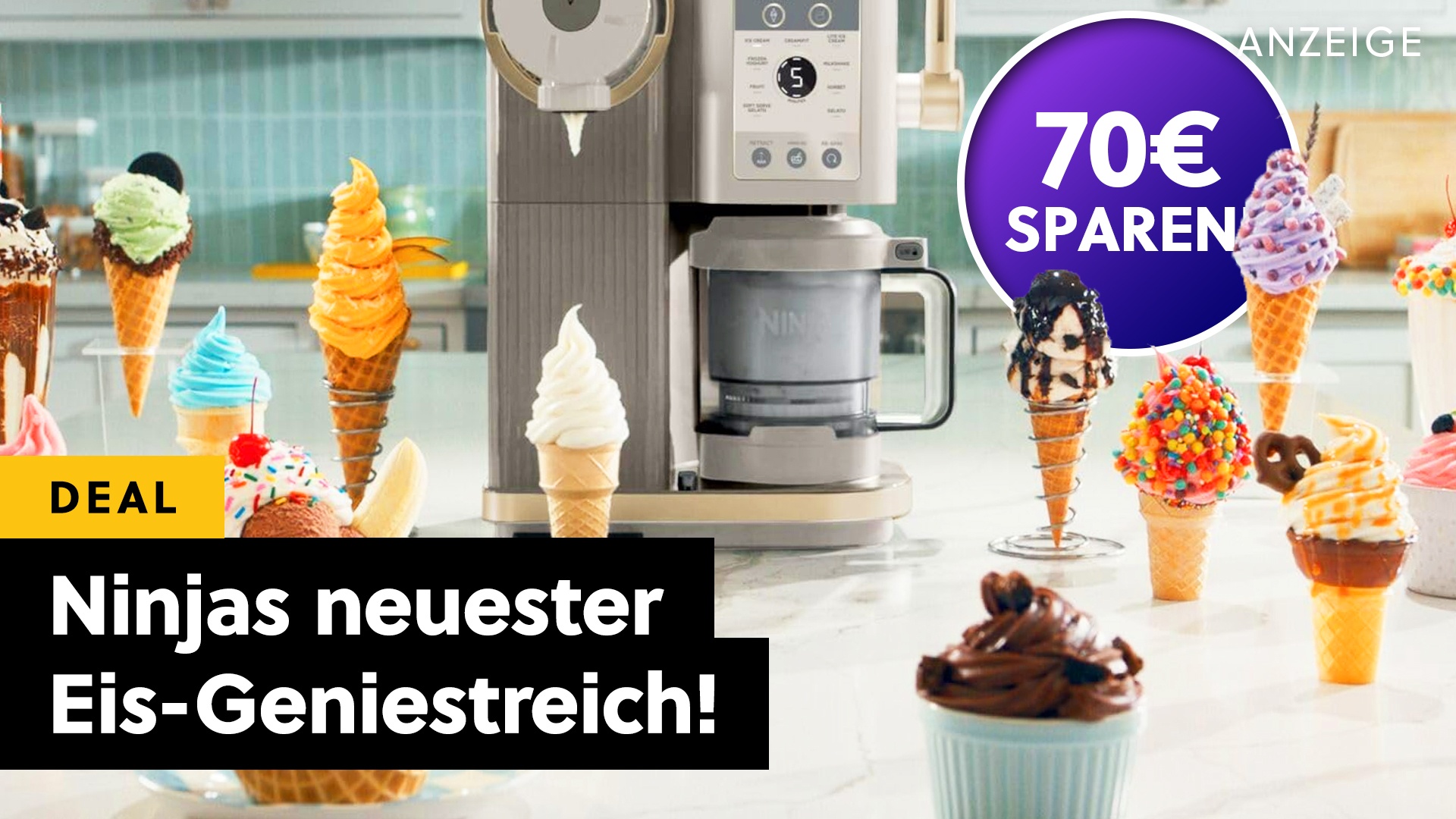 Deals: Ninja CREAMi - DER Küchen-Hit 2025 kommt heuer noch stärker in den Sommer [Anzeige]