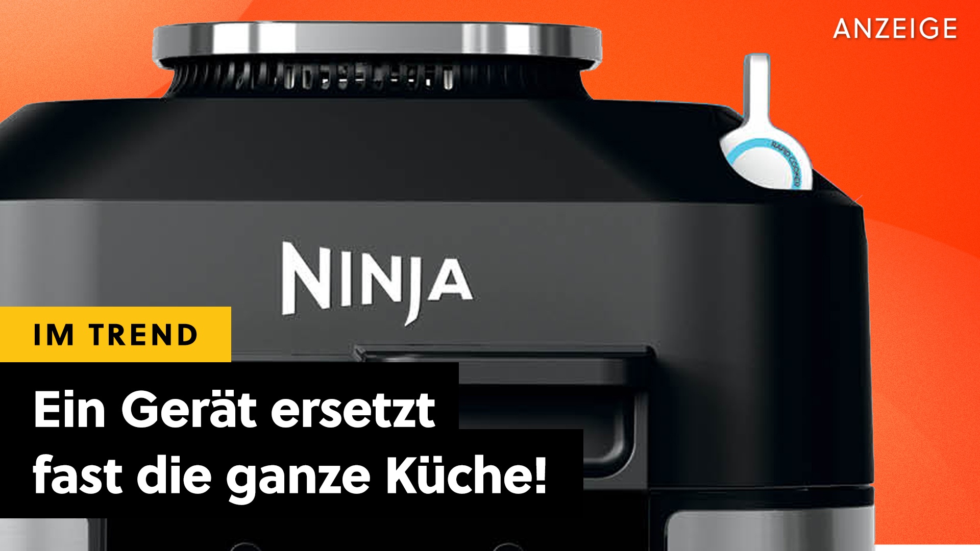 Platz sparen! - Ninja packt 12 Küchengeräte in 1 - und die Kunden lieben es! [Anzeige]