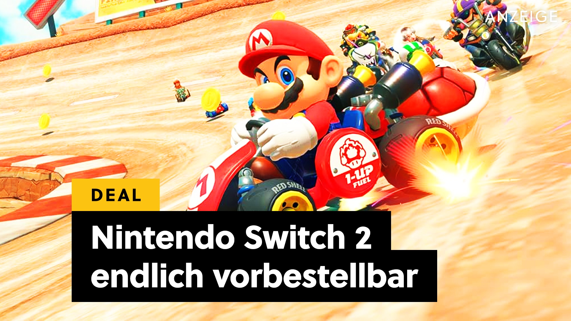 Nintendo Switch 2 endlich wieder vorbestellbar! Bei Amazon spart ihr sogar 40€ auf das Bundle mit Mario Kart