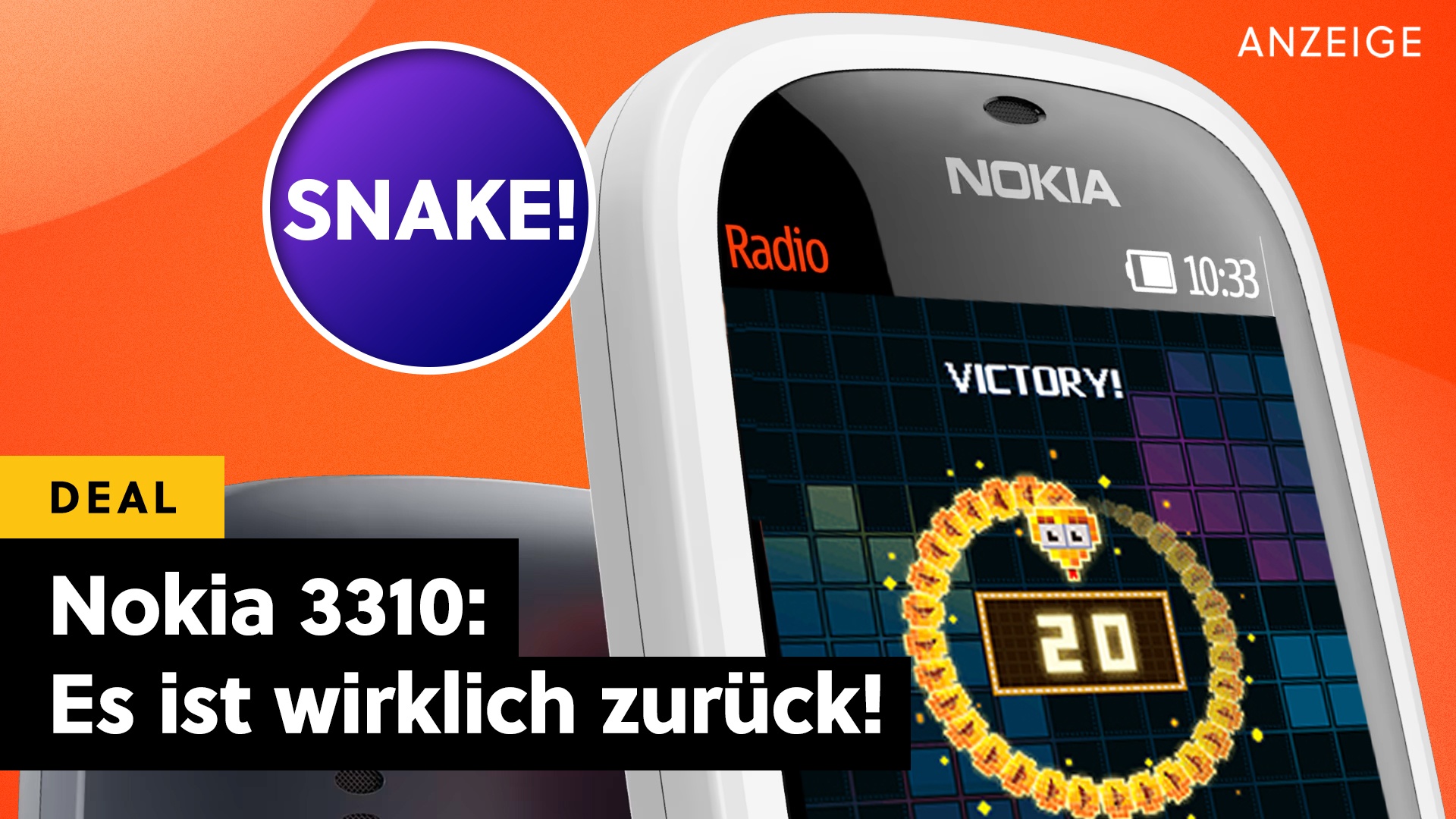 Deals: Rückkehr des Königs? - Das Nokia 3310 ist wieder da - Halleluja! [Anzeige]