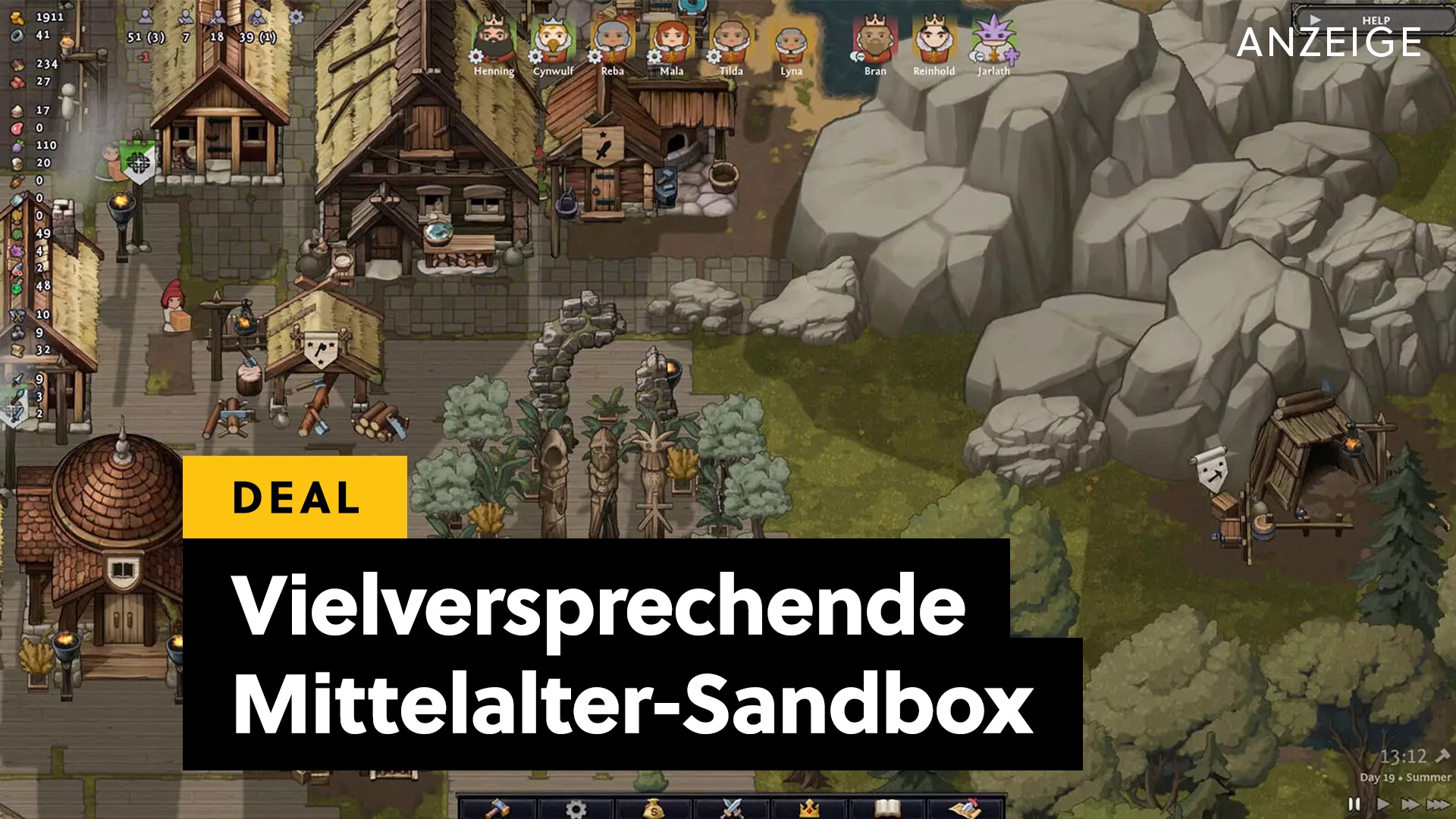 Deals: Geheimtipp - Ein Mittelalter-Aufbauspiel des Manor-Lords-Publishers ist gerade im Angebot [Anzeige]