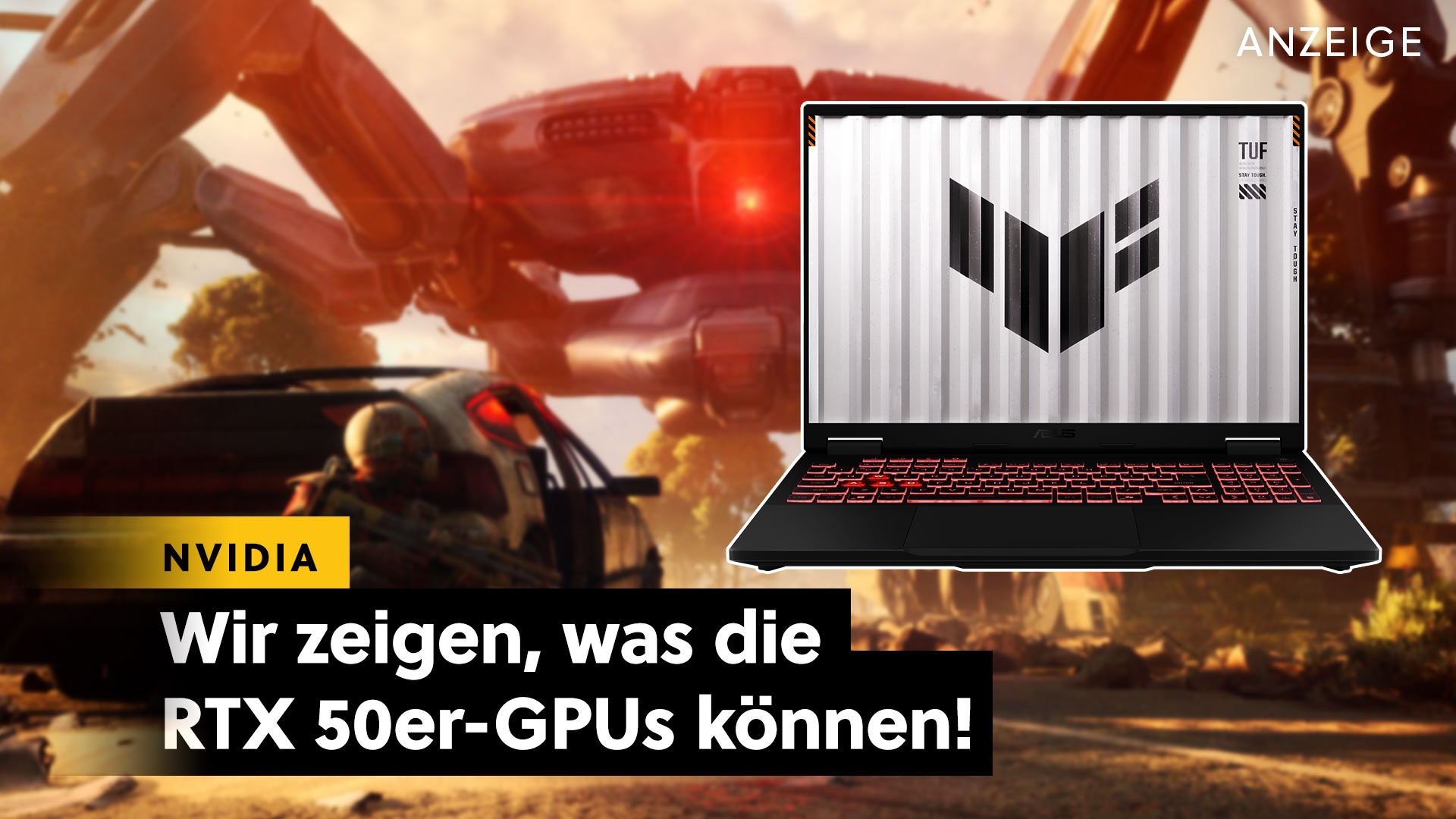 Promotion/Advertorial: NVIDIA - Schaut euch den FYNG 2026 Livestream zu NVIDIAs RTX 50er-Serie & ARC Raiders an und gewinnt einen Top-Gaming-Laptop! [Anzeige]