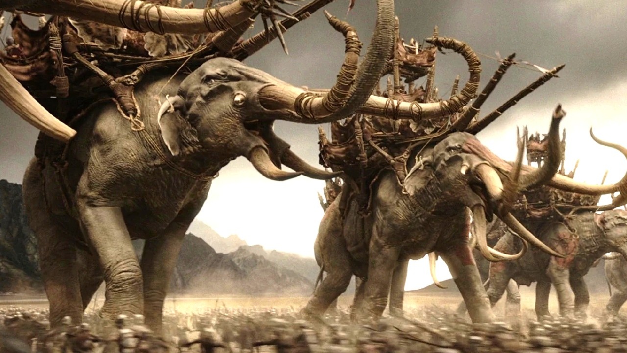Special: Der Herr der Ringe - »Wann machen sie endlich ein Museum auf?« - Für Die Rückkehr des Königs wurde sechs Wochen lang ein lebensgroßer Olifant geschnitzt