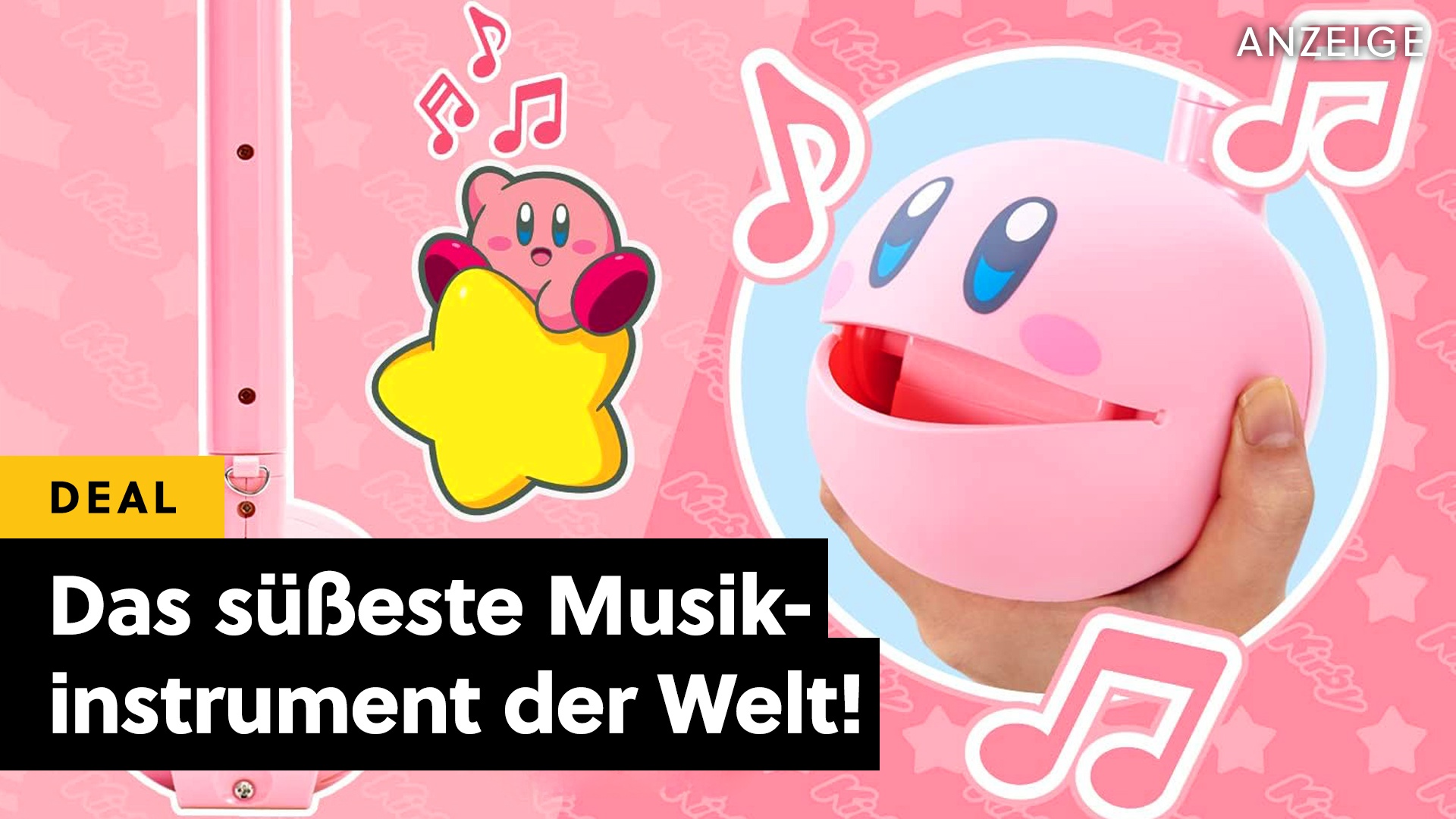 Deals: Gebt den Ton an - Dieses Stück Kirby-Merch macht euch zum Musiker! [Anzeige]