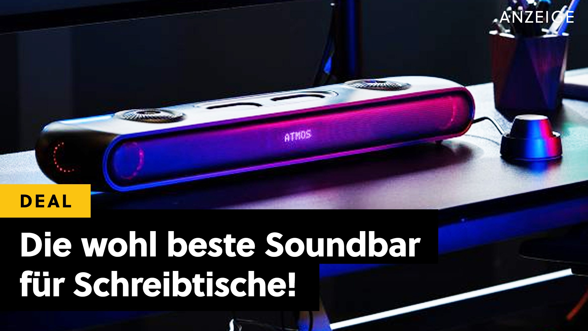 Soundbar - Diese Gaming-Soundbar gibt es zum Hammerpreis! [Anzeige]