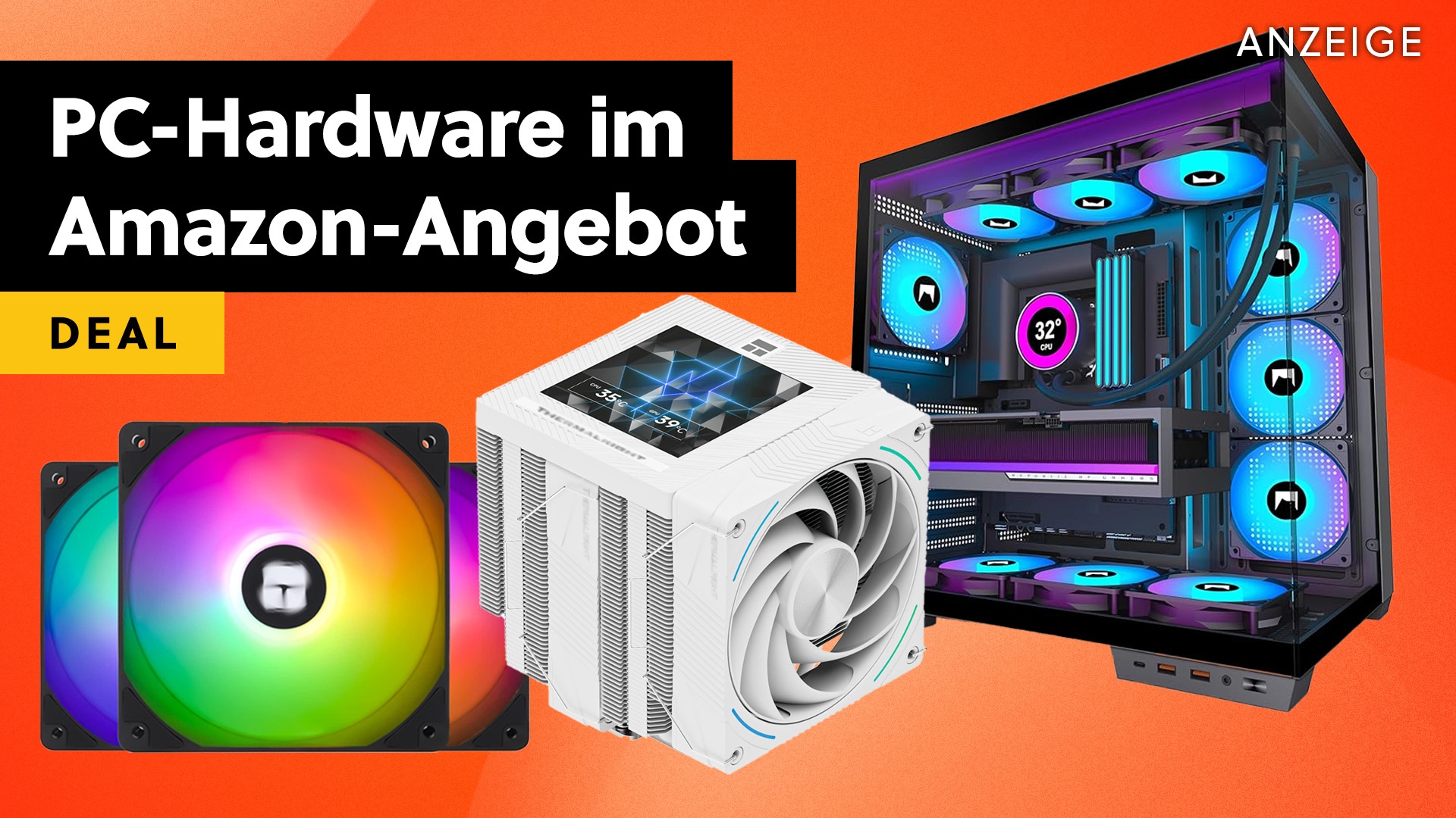 Deals: PC-Hardware - Gehäuse & Lüfter zu Hammerpreisen im Amazon-Angebot [Anzeige]