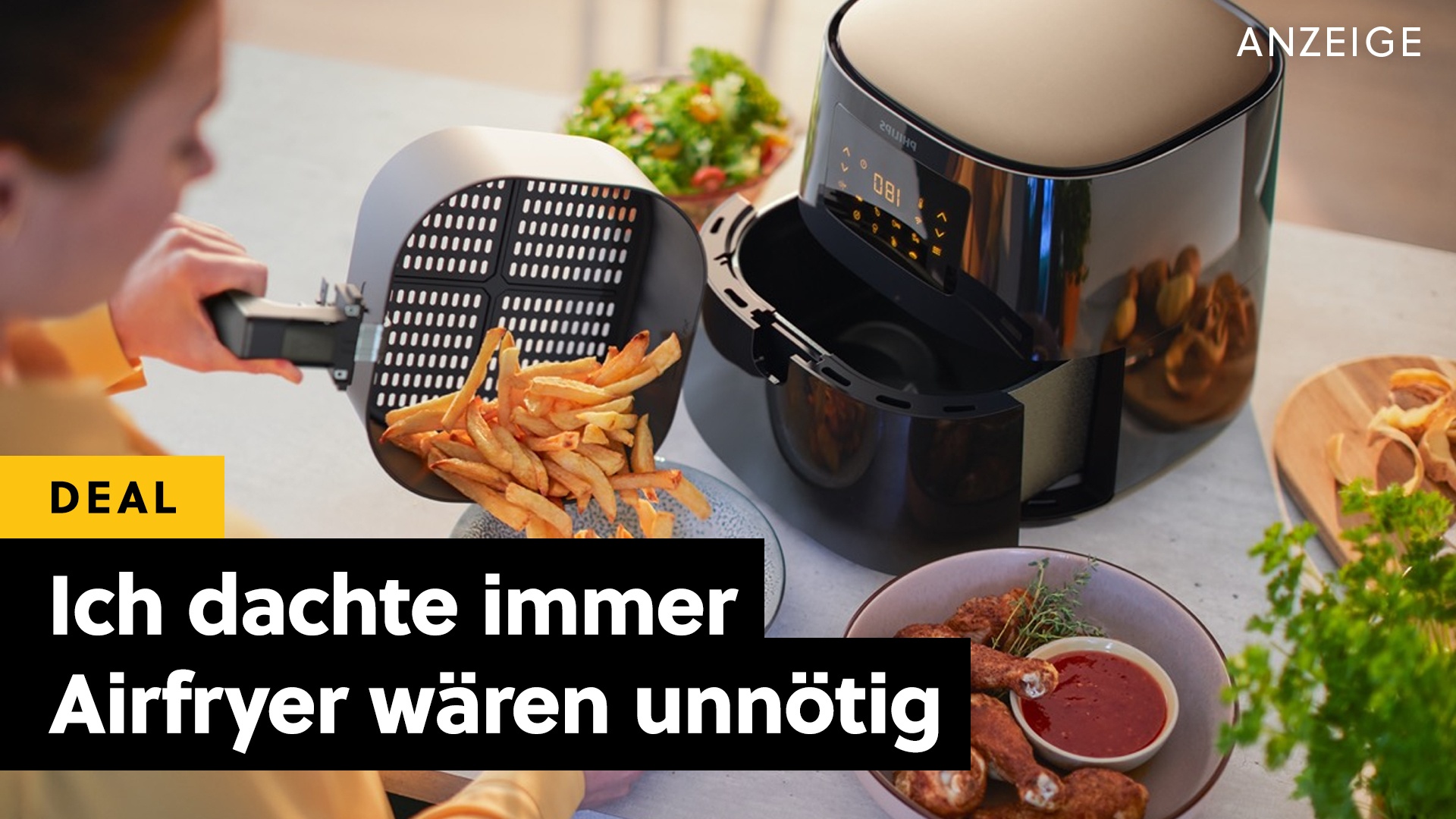 Deals: Airfryer - Dieses beliebte Amazon-Produkt ist gerade zum Hammerpreis zu haben! [Anzeige]