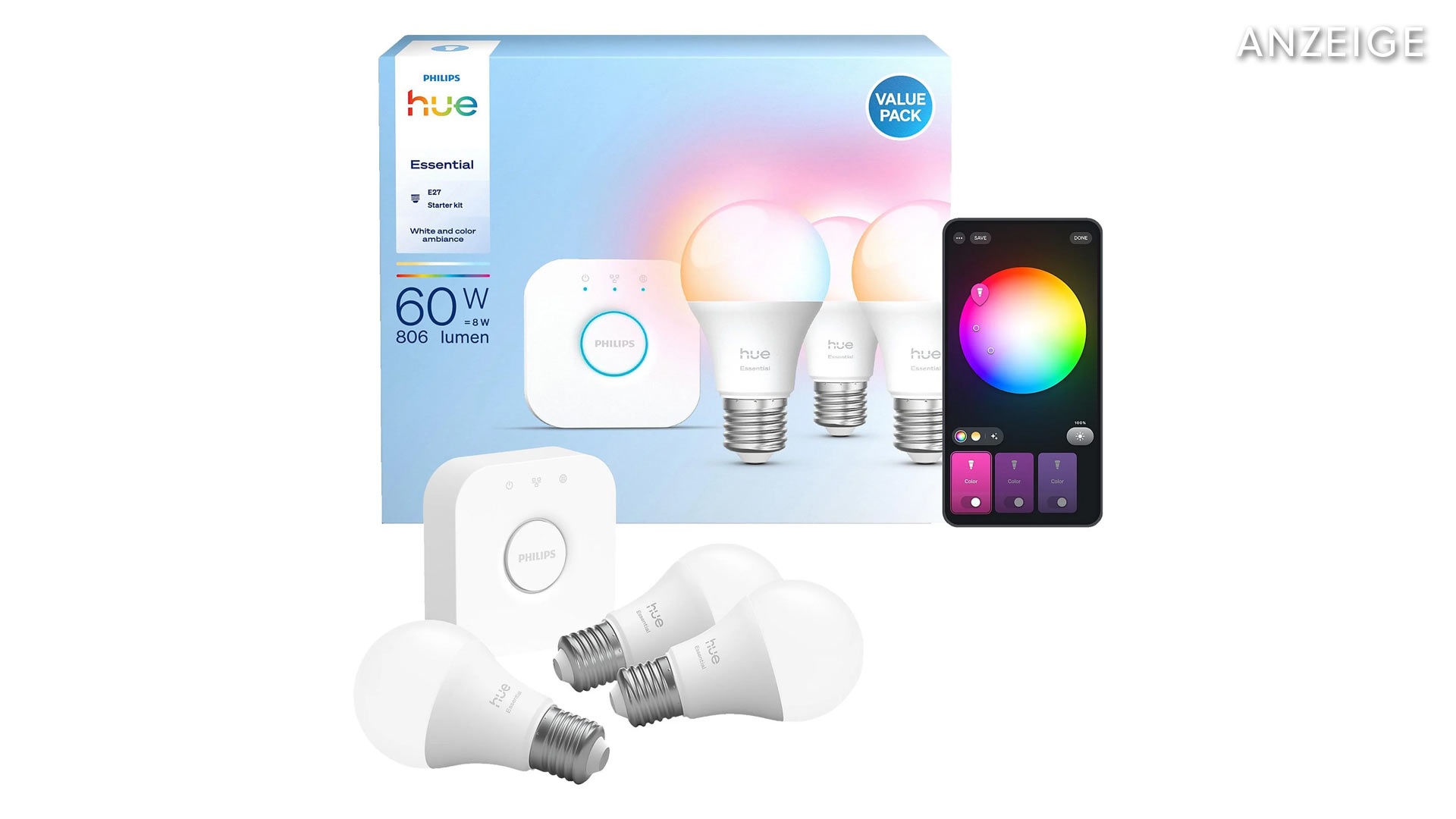 Deals: Philips Hue - Meine Lieblings-Lampen gibt’s gerade unverschämt günstig bei MediaMarkt [Anezige]