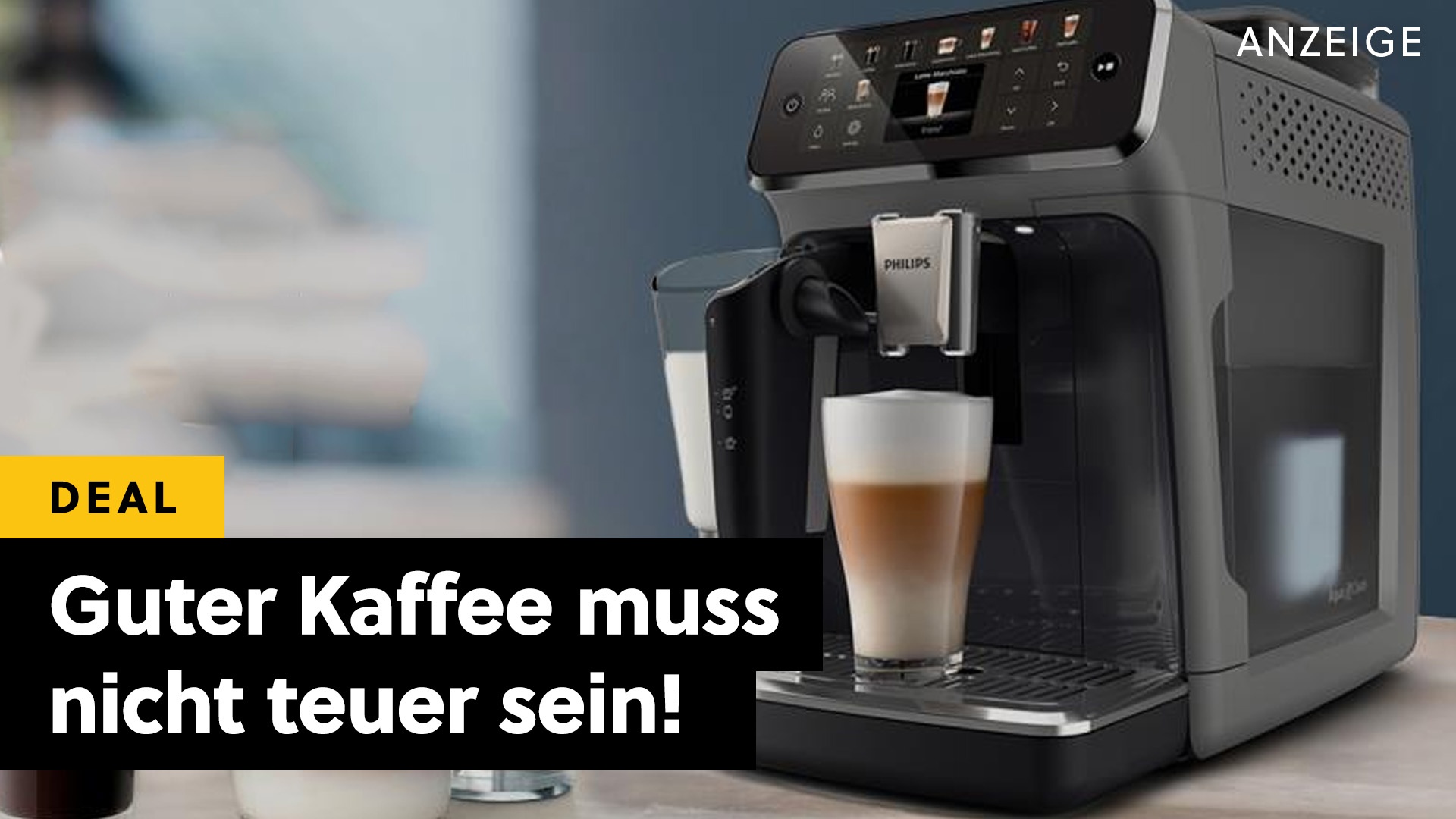 Deals: Eure Kaffee-Komplizin - Mehr Genuss, weniger Aufwand: Philips Serie 5500 mit Keramikmahlwerk ist jetzt im Angebot [Anzeige]