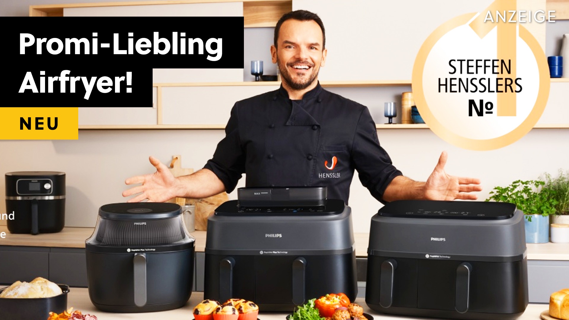Deals: Airfryer-Revolution - Philips erfindet die Heißluftfritteuse neu! [Anzeige]