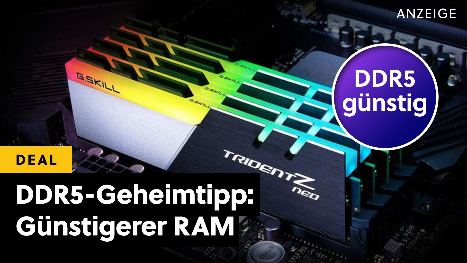 Deals: RAMpokalypse abgesagt - Mit diesem Geheimtipp kommt ihr auch jetzt noch an günstigeren DDR5-RAM [Anzeige]