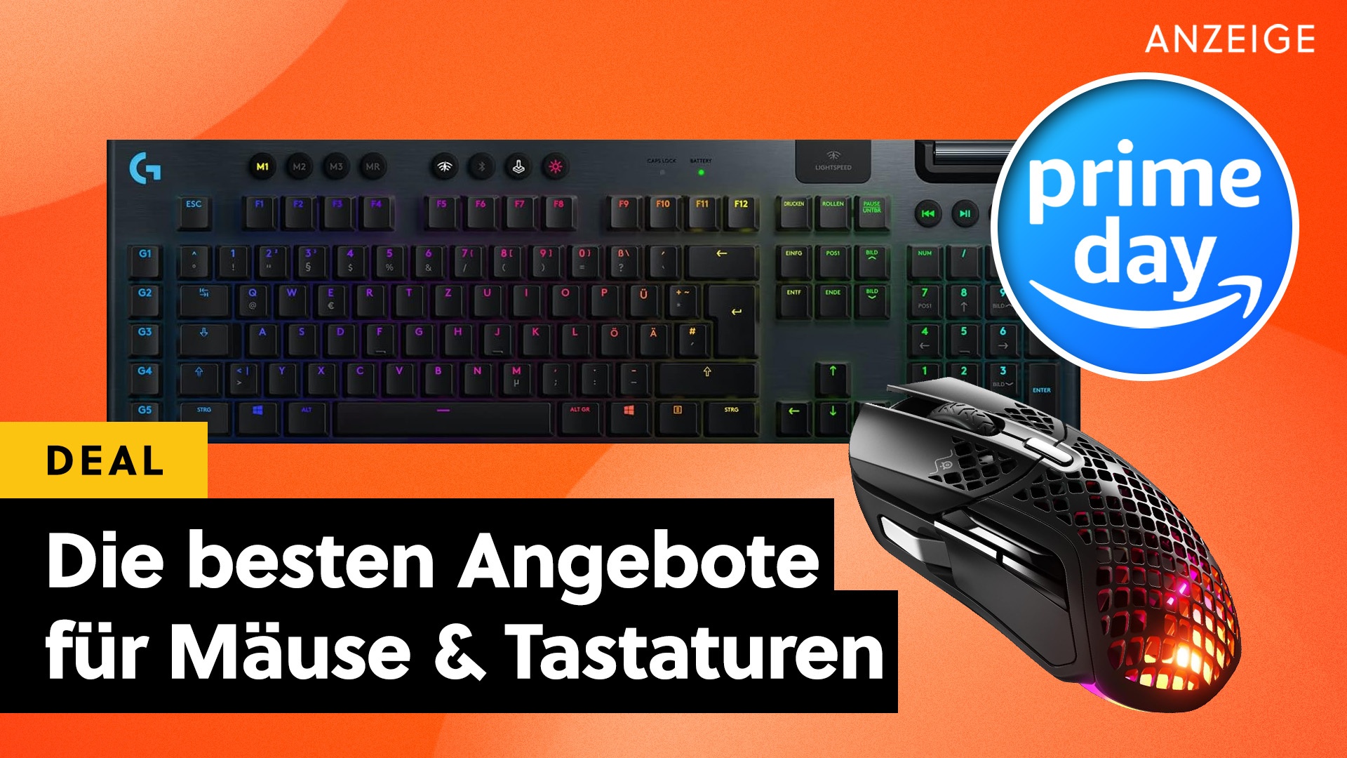 Amazon Prime Day 2024: Die besten Angebote für Gaming-Mäuse und Tastaturen gibt's beim Schnäppchen-Event des Jahres!