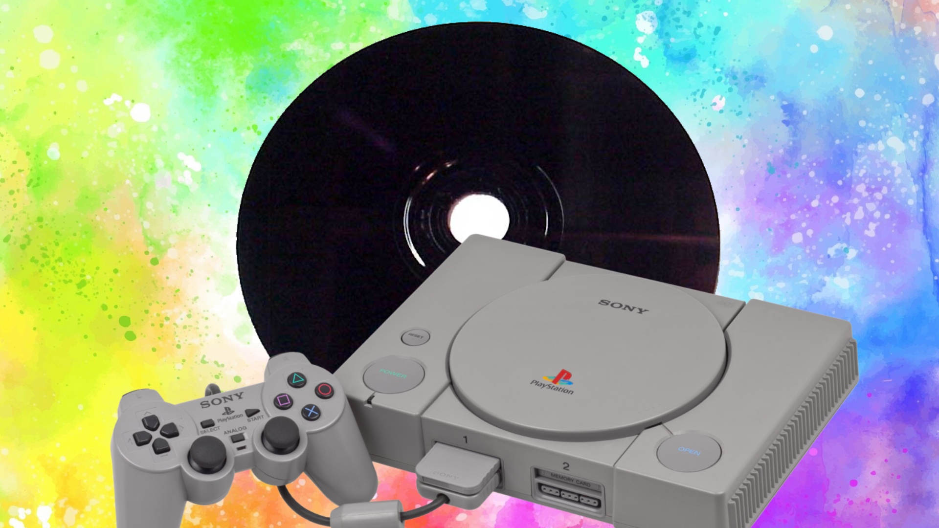 Die Discs der PS1 waren damals pechschwarz und das hatte einen einfachen Grund