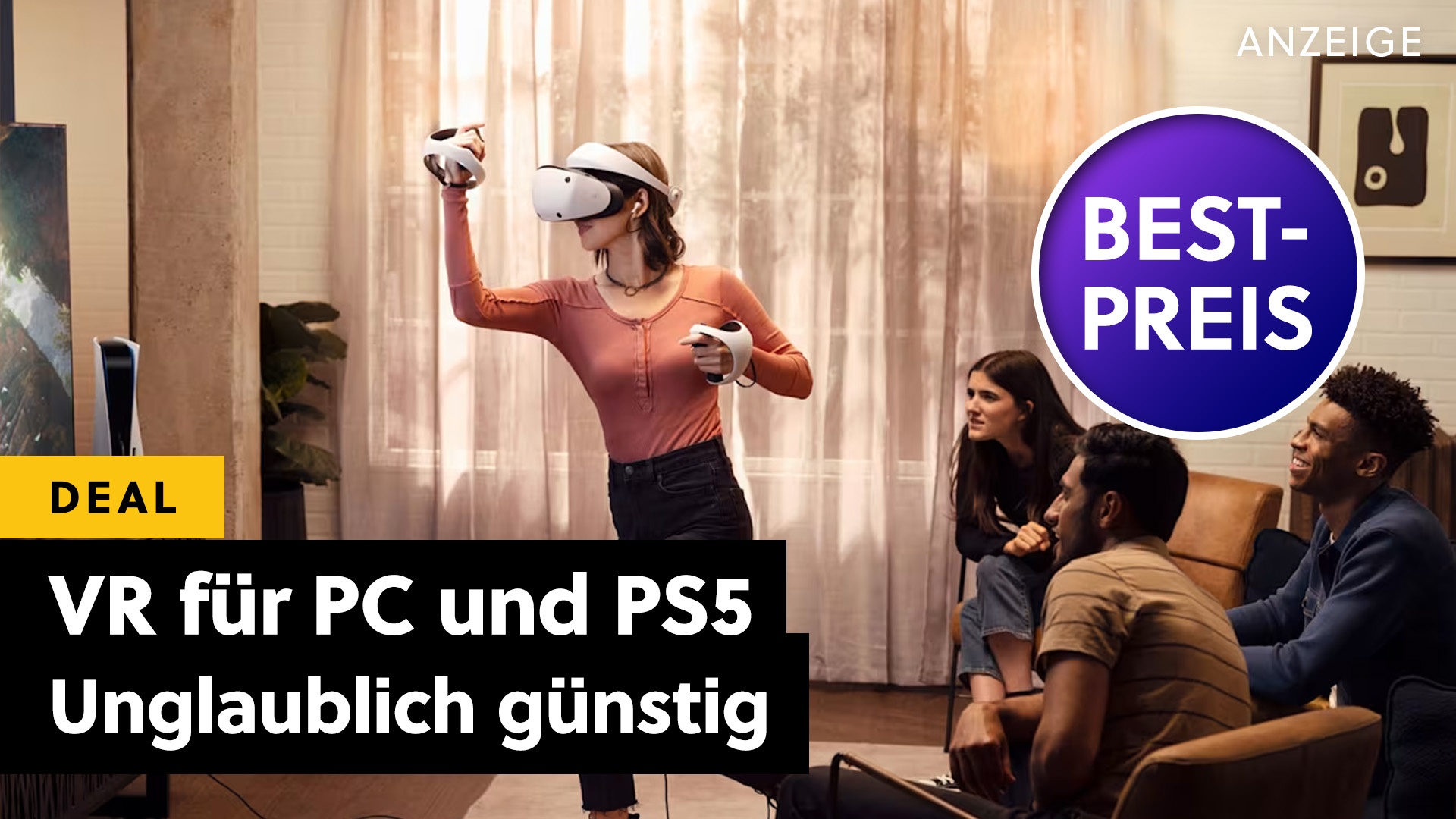 Deals: VR für PC und PS5 - Günstiger als Preisvergleichsseiten behaupten: Playstation VR2 wird mit Gutschein zum Schnäppchen [Anzeige]