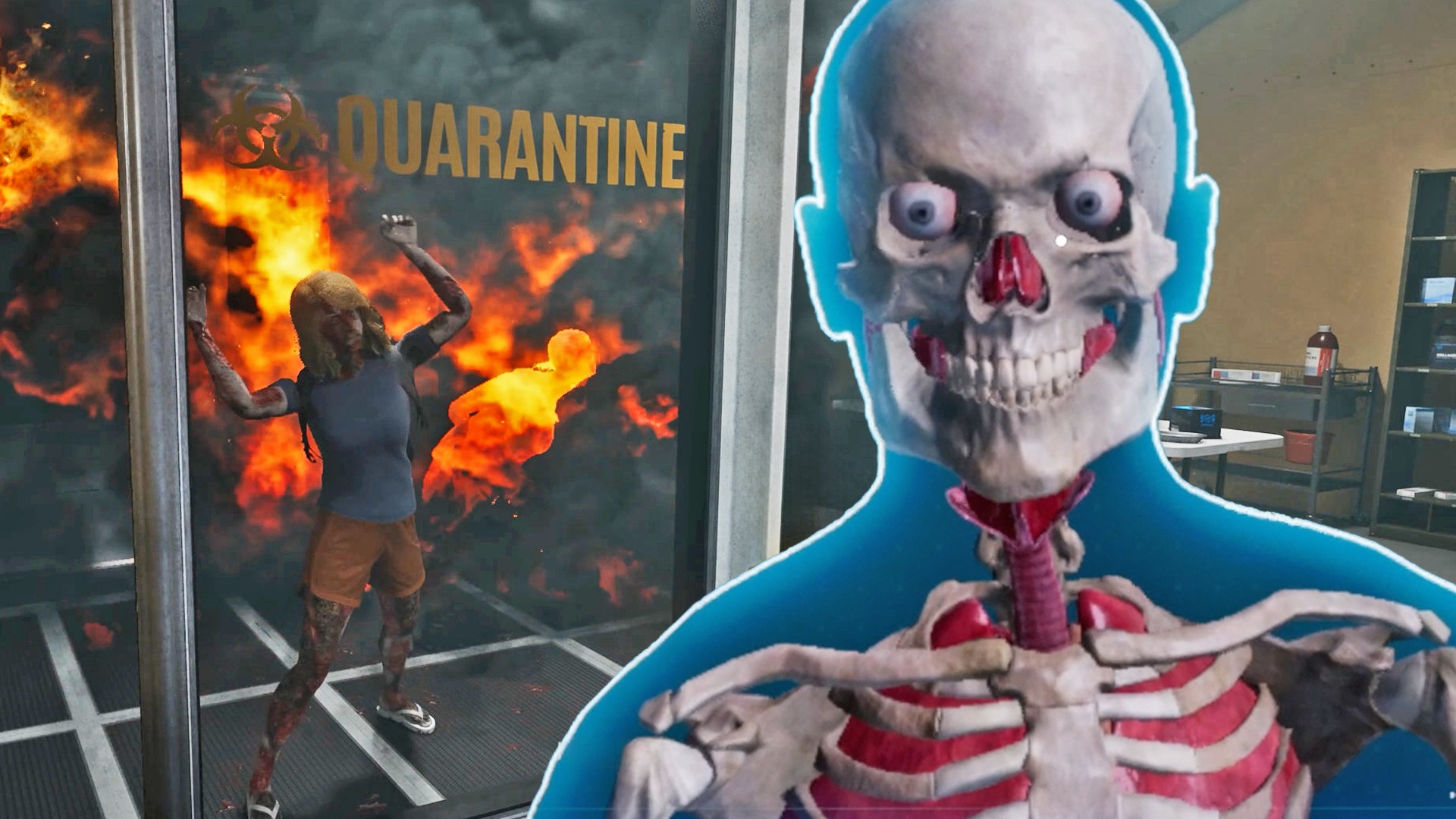 Video: Im Zombie-Scan-Spiel Quarantine Zone melden wir uns zum Schichtbeginn am Grenzzaun