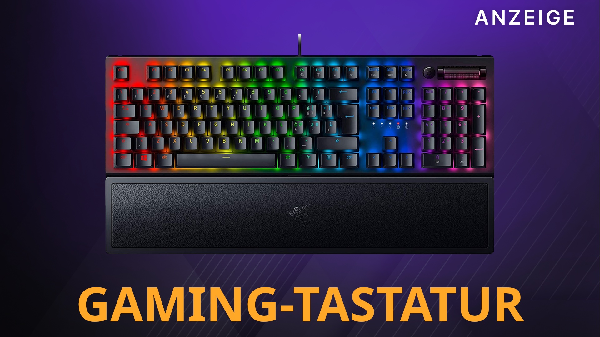 Mechanische Tastatur im Angebot: Bequemer Zocken und Schreiben mit der Razer BlackWidow V3!