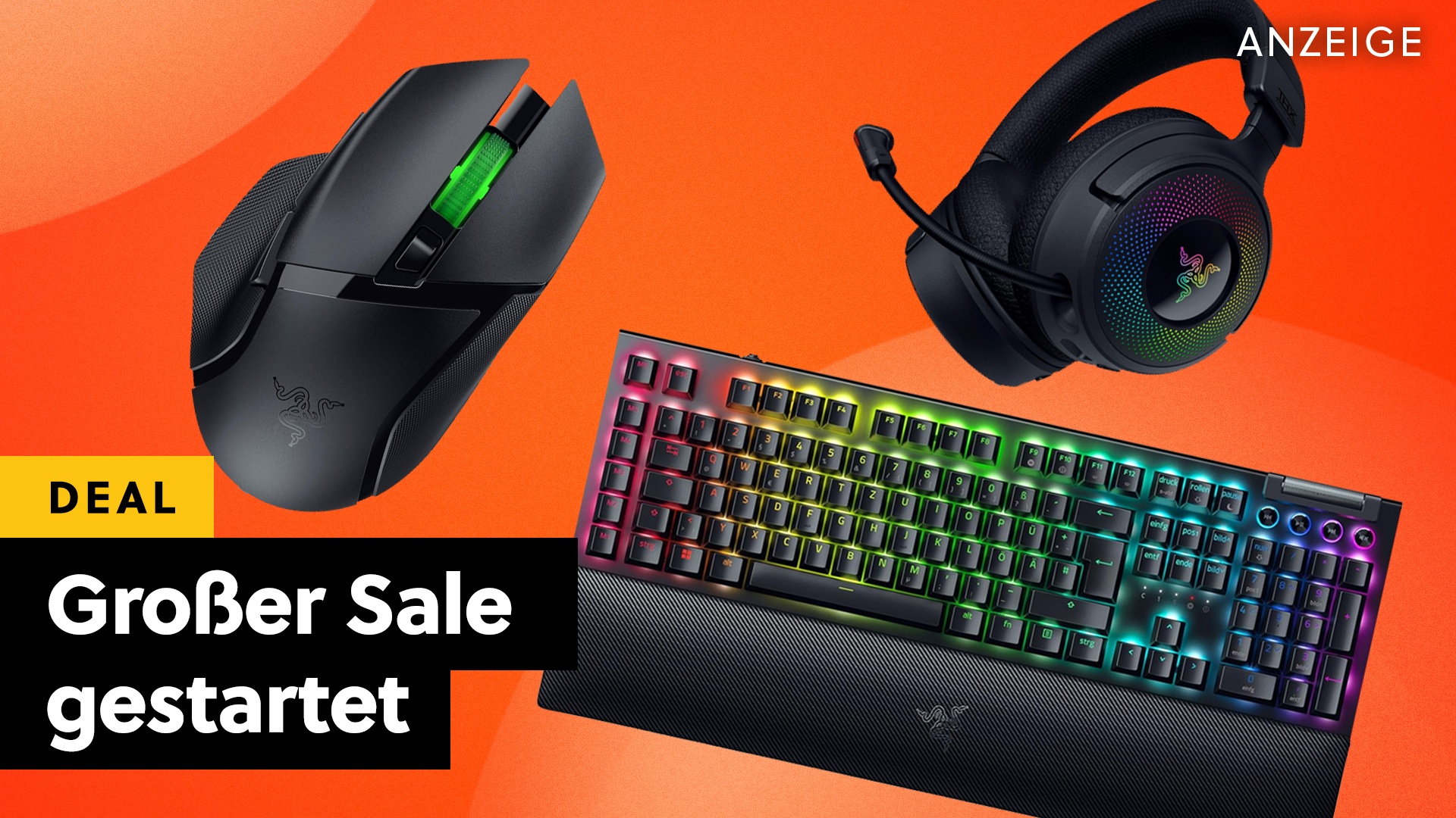Deals: Razer - Riesiger Sale auf Amazon gestartet [Anzeige]