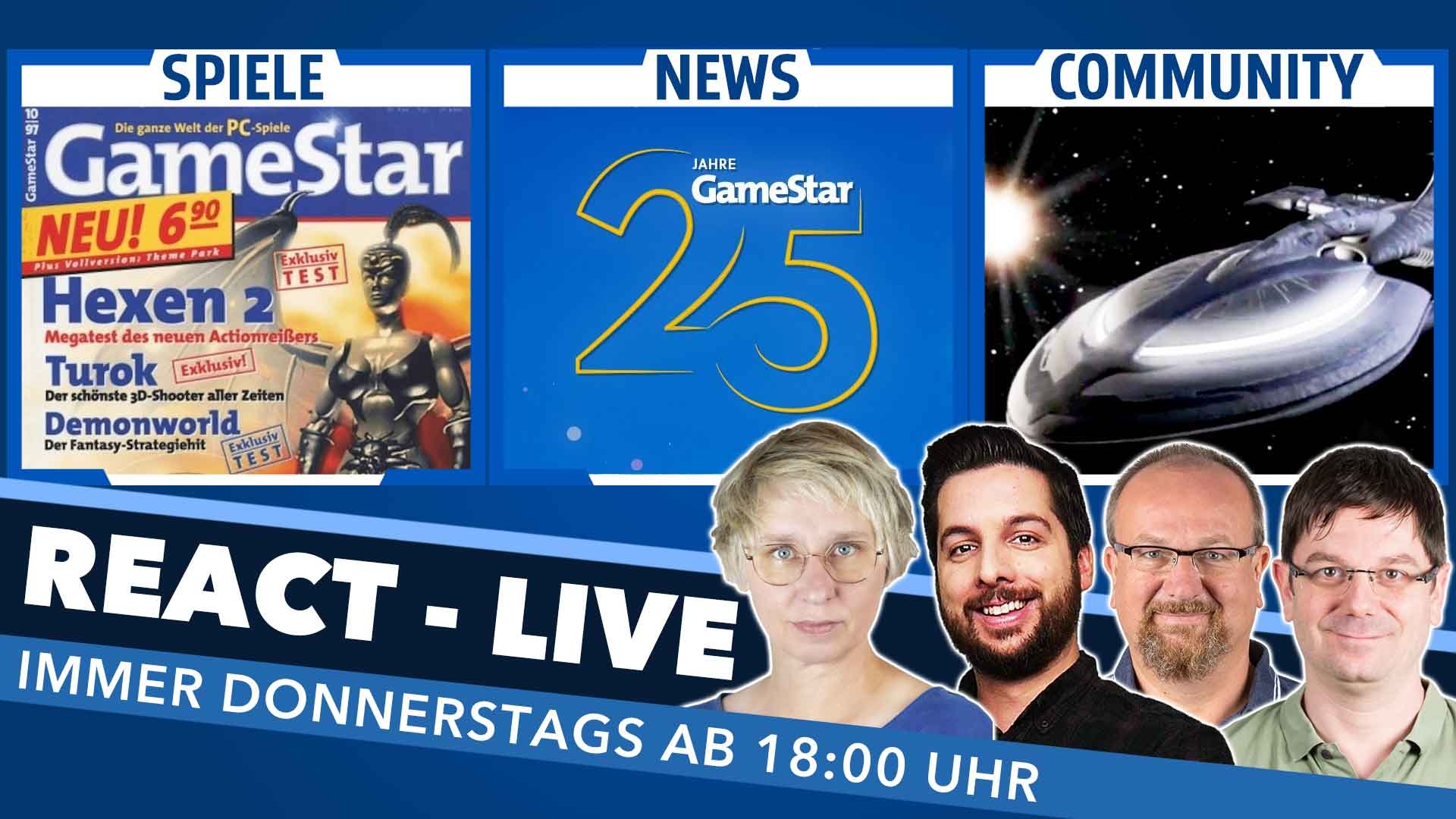 #25 Jahre GameStar: Redakteure reagieren … auf echt alte Videos