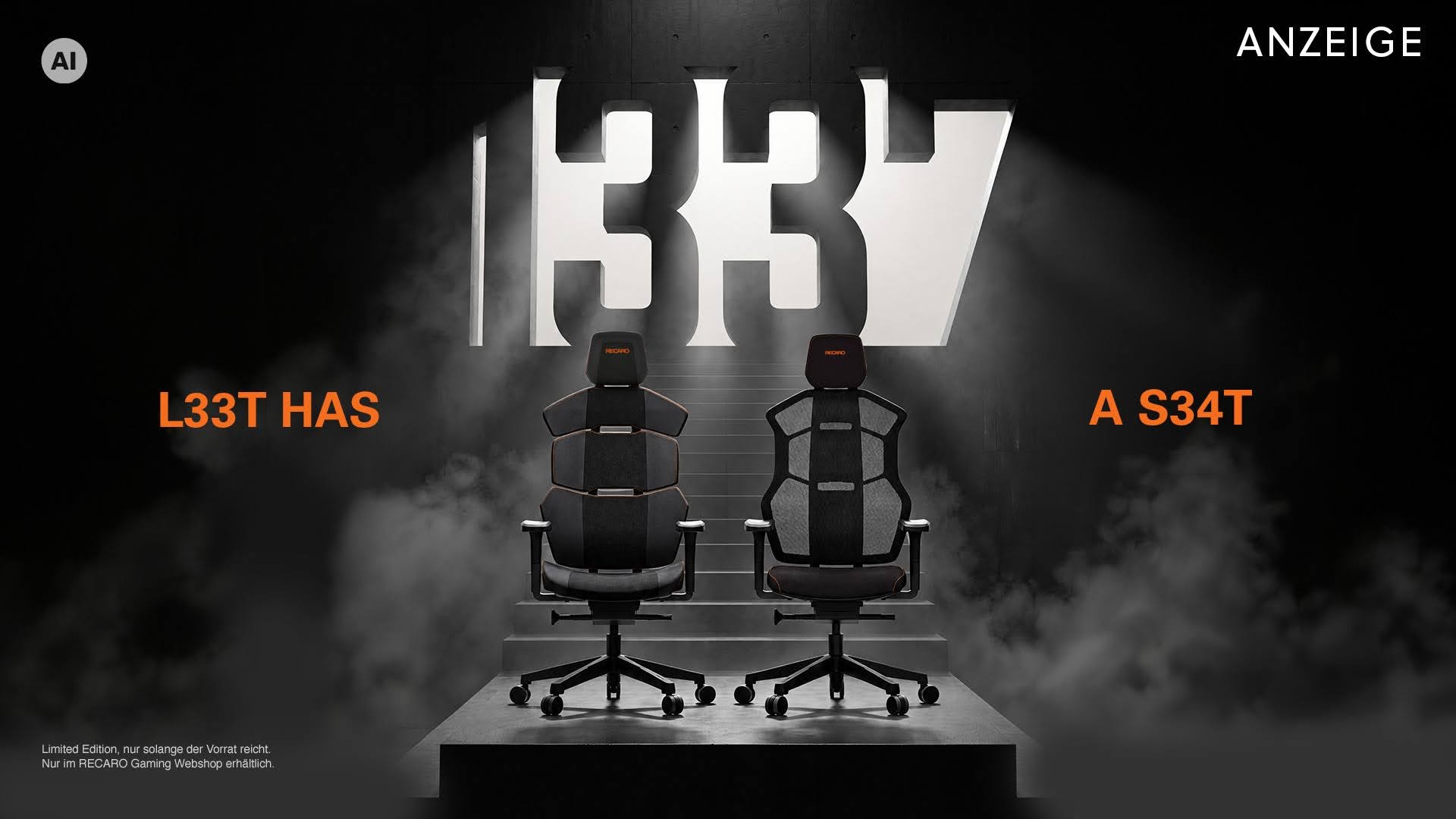Promotion/Advertorial: Nur 50 Stück - Diese Gaming-Stühle sehen genial aus und sind stark limitiert [Anzeige]