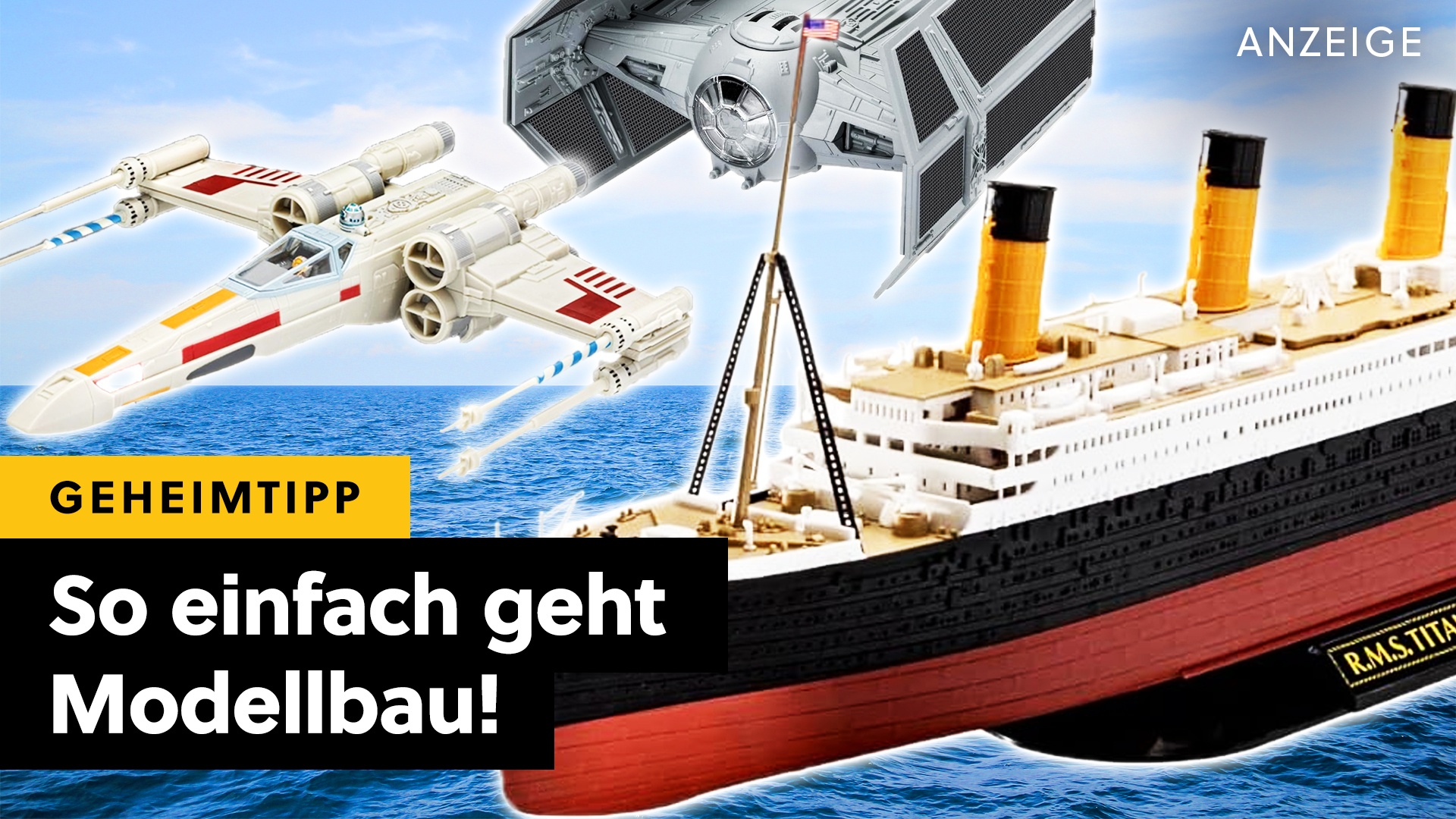 Deals: Revell-Modell - Von Star Wars bis Titanic gibt's geniale Sets für Modellbauer [Anzeige]