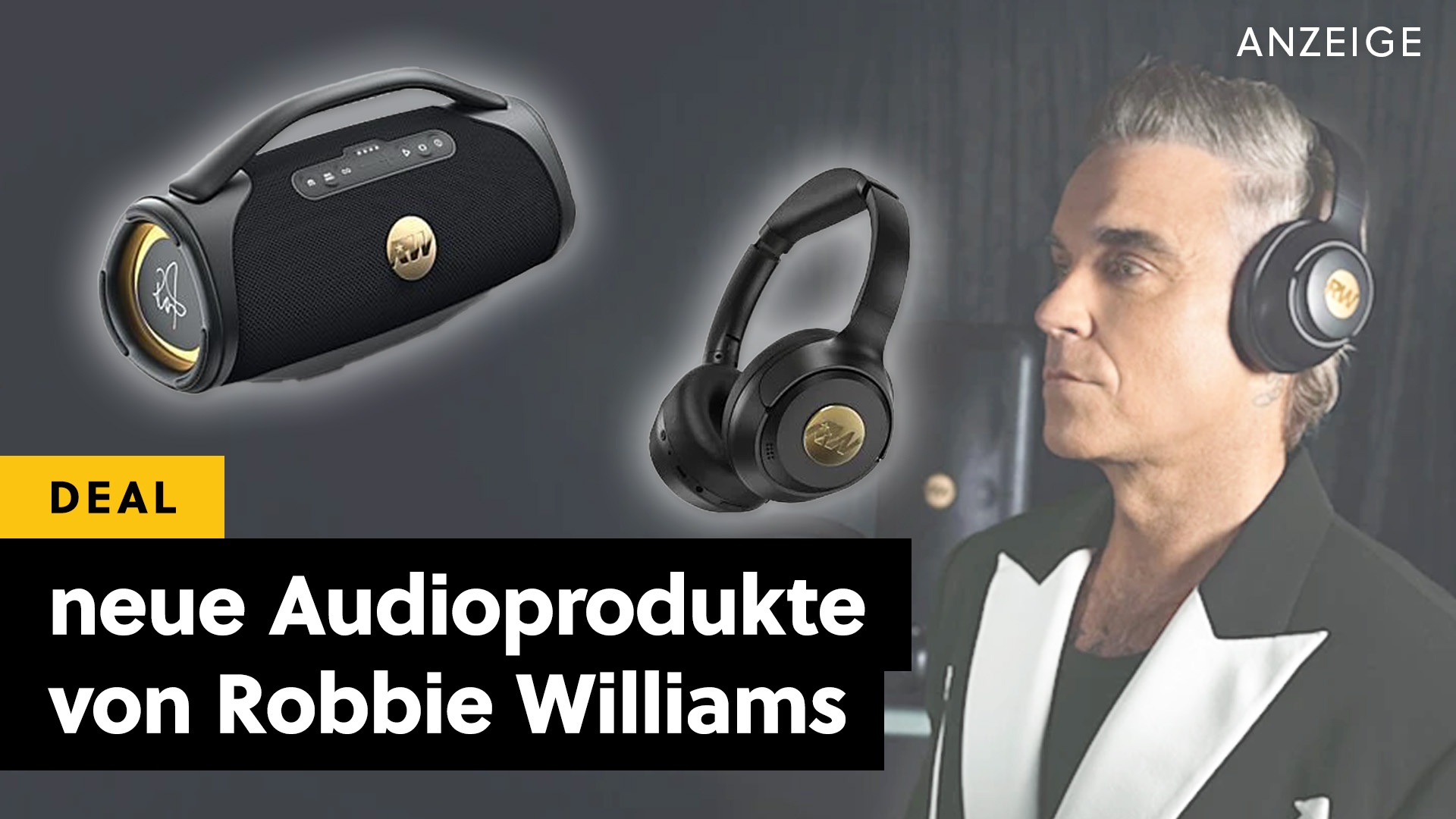 Lautsprecher - Diese Produkte präsentiert Robbie Williams bei MediaMarkt! [Anzeige]