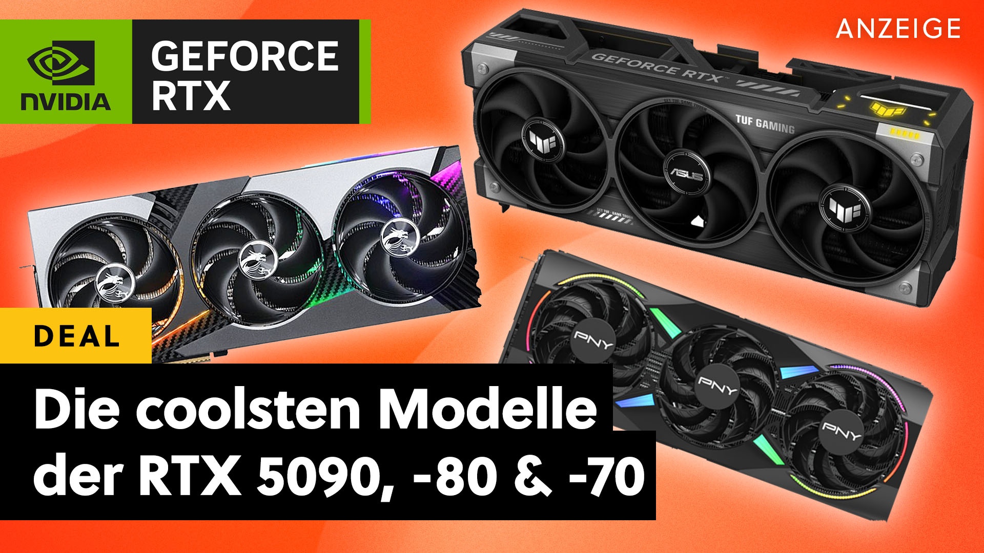 ASUS, MSI & Gigabyte drehen durch! Diese Custom-Grafikkarten der RTX 5090, 5080 und 5070 finde ich gerade richtig spannend!