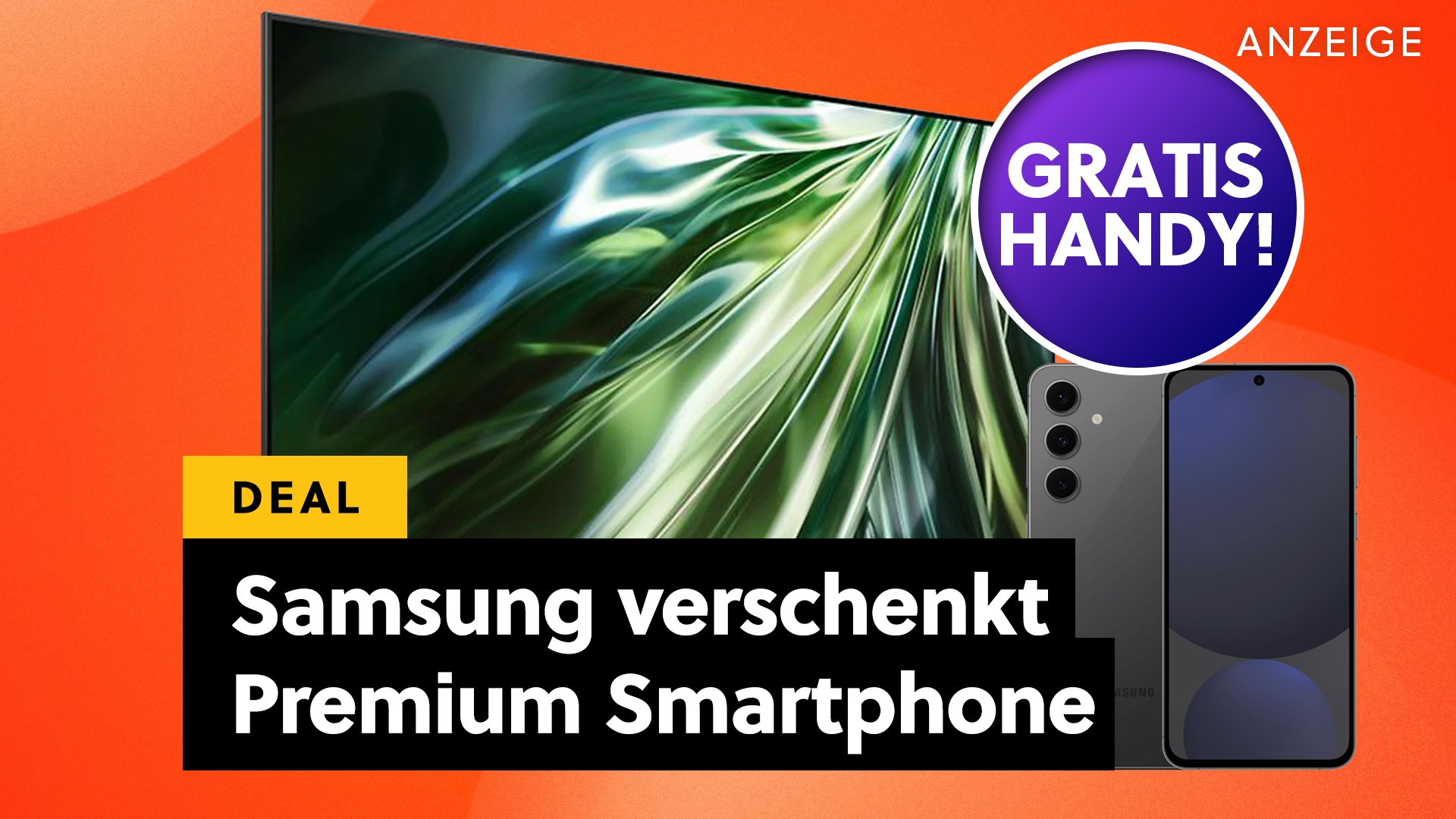 Deals: Galaxy S24 geschenkt - Die Überlappung von zwei Aktionen machen Samsungs Top-TV unglaublich attraktiv [Anzeige]
