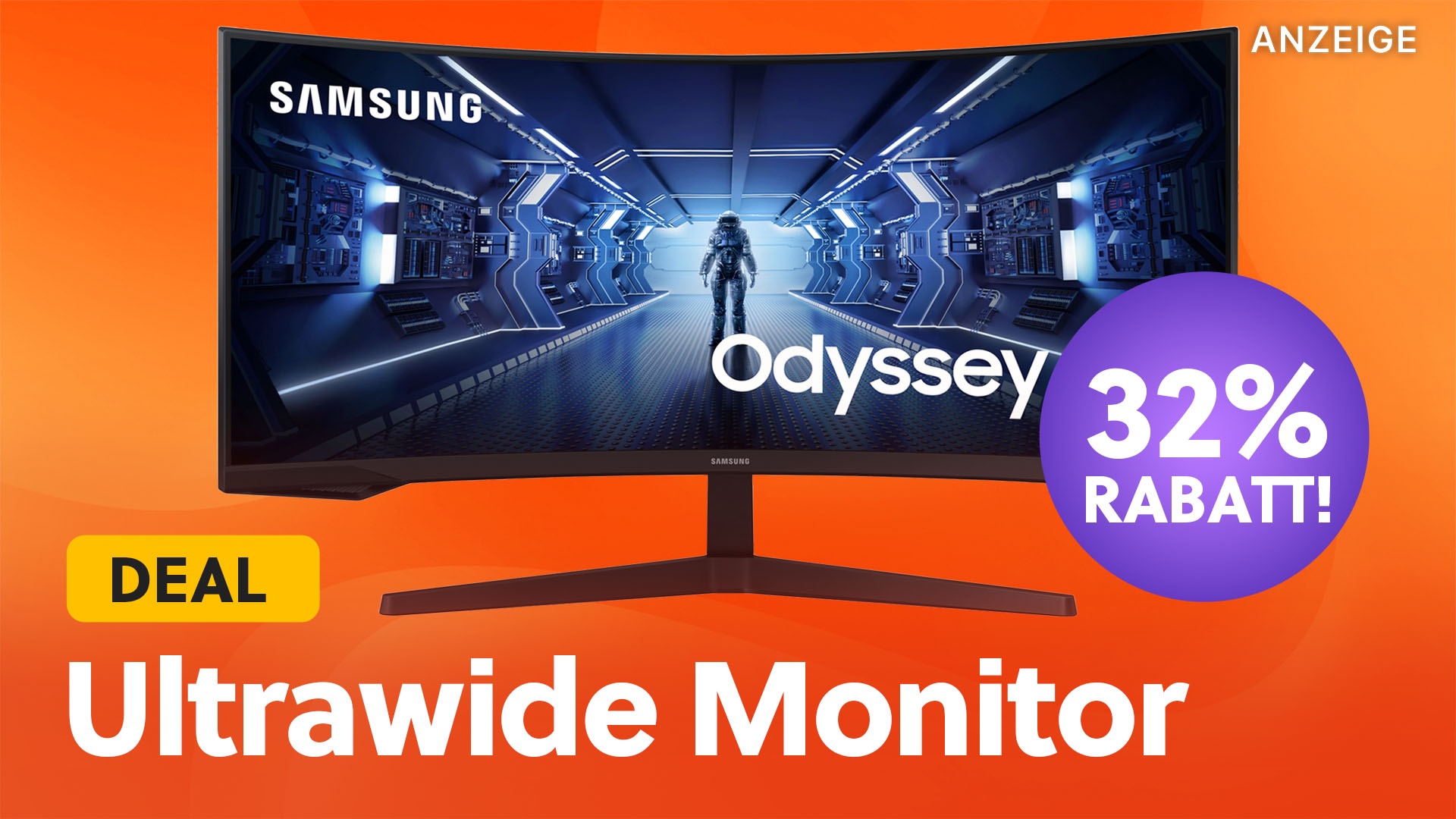 So viel Monitor für so wenig Geld gibt's selten: Der Samsung Odyssey G5 ist eine echte Hausnummer - und krass reduziert!