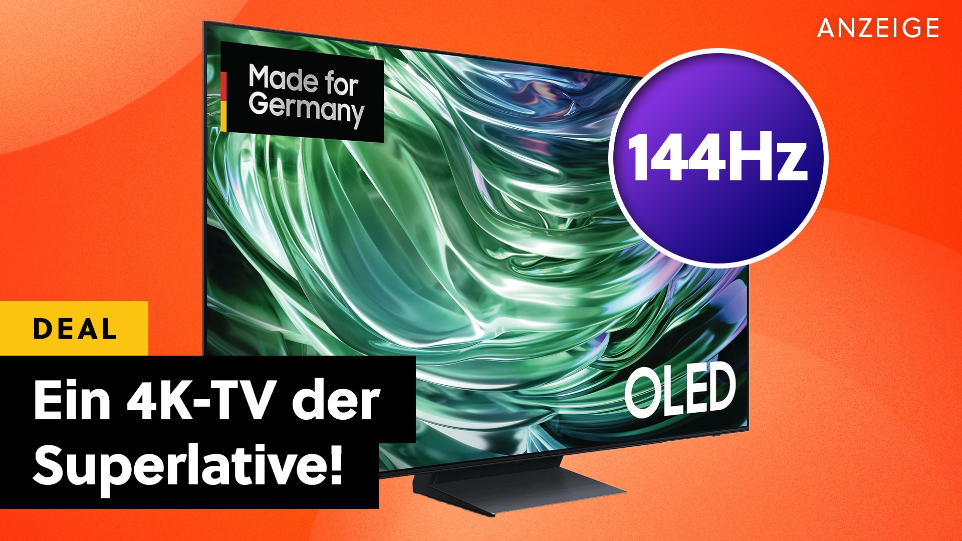 Die vielleicht beste Alternative zu LG und Sony: Samsung OLED-TV mit 65 Zoll, 144Hz und HDR jetzt zum Hammerpreis bei Amazon