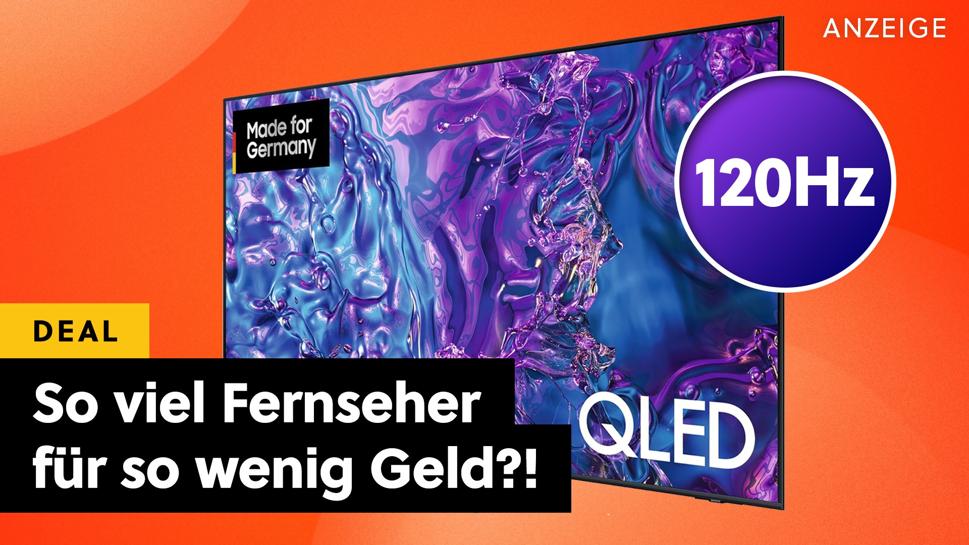 Deals: Heimkino wird Realität - 85 Zoll Samsung QLED-TV mit 120Hz & HDR irre günstig bei Amazon [Anzeige]