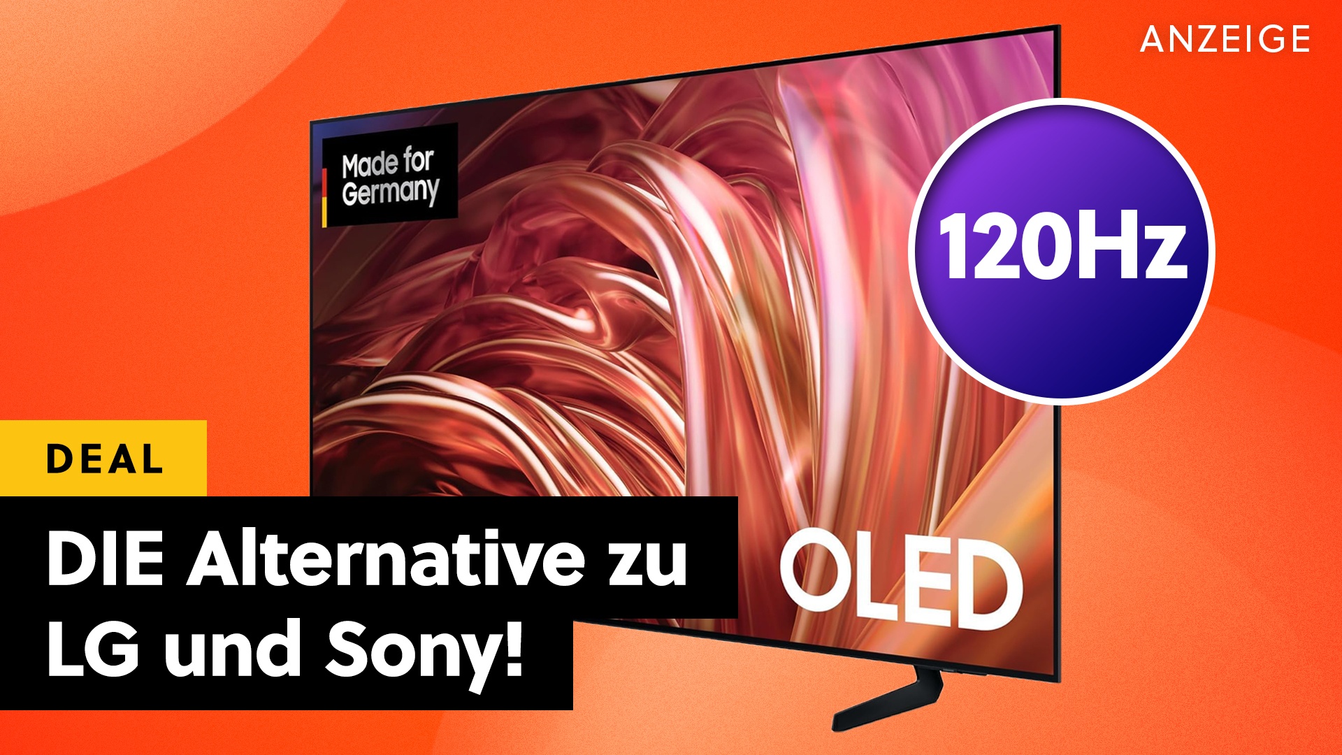 Deals: 120Hz, HDR und HDMI 2.1 - Bärenstarker Samsung OLED-4K-TV jetzt zum Spitzenpreis [Anzeige]