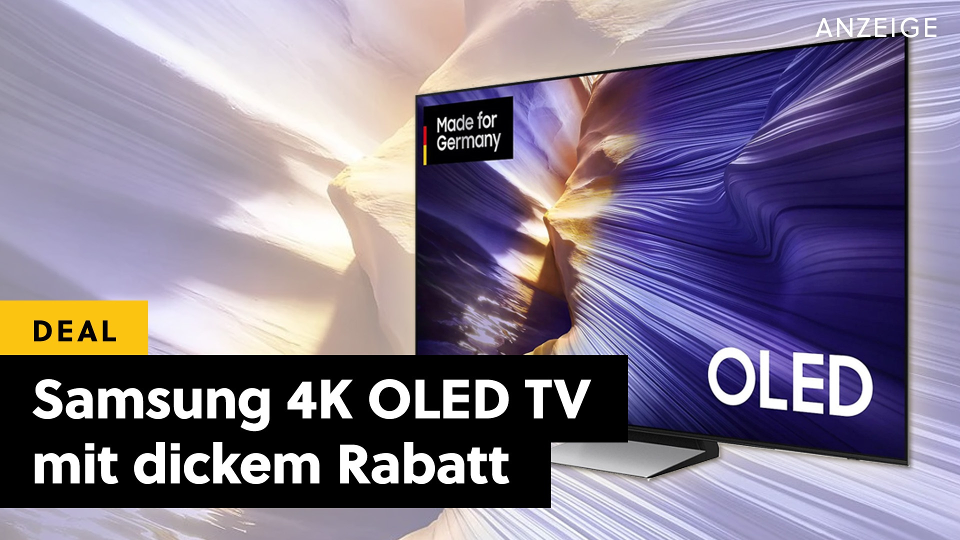 Deals: 4k OLED TV - Samsungs OLED-Monster mit dickem Rabatt bei MediaMarkt! [Anzeige]