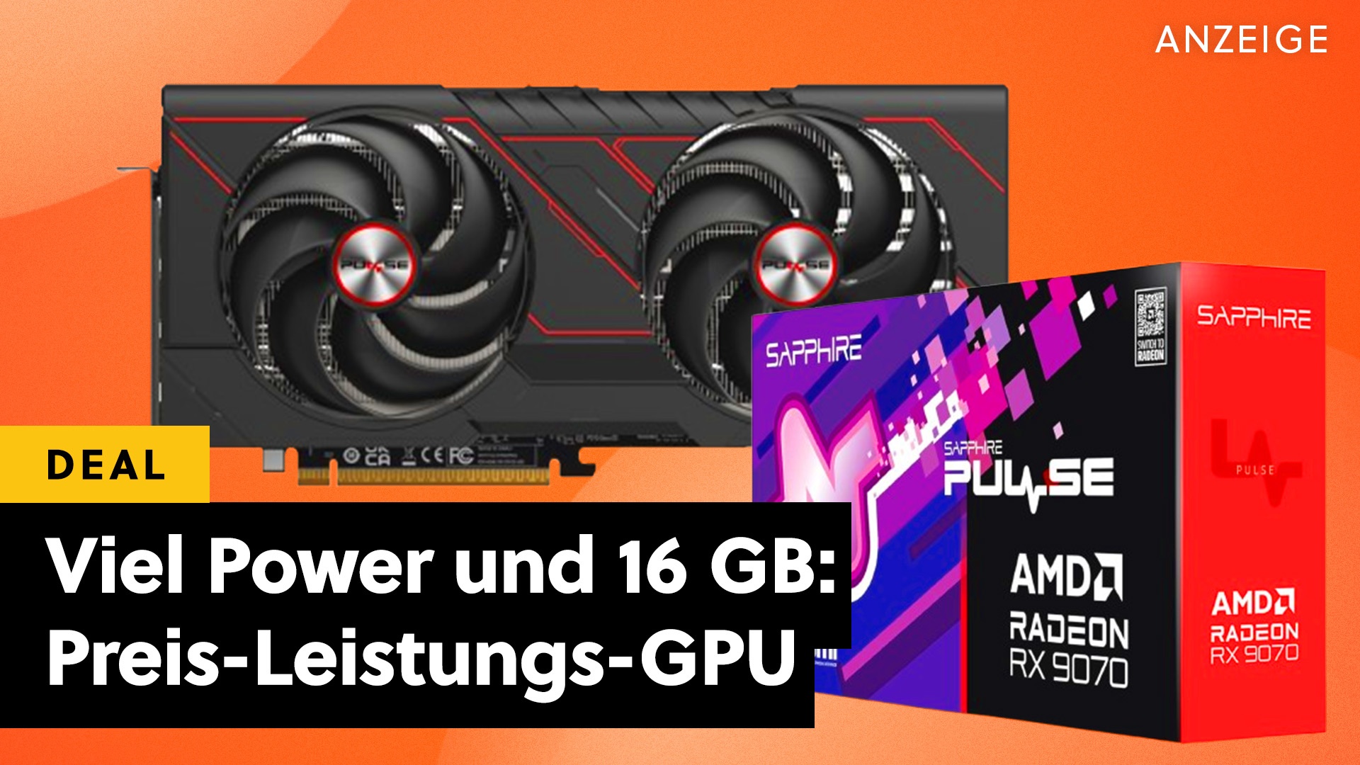 Deals: Gaming-Boost - 16GB VRAM und starke Gaming-Leistung zum Top-Preis bei Amazon [Anzeige]