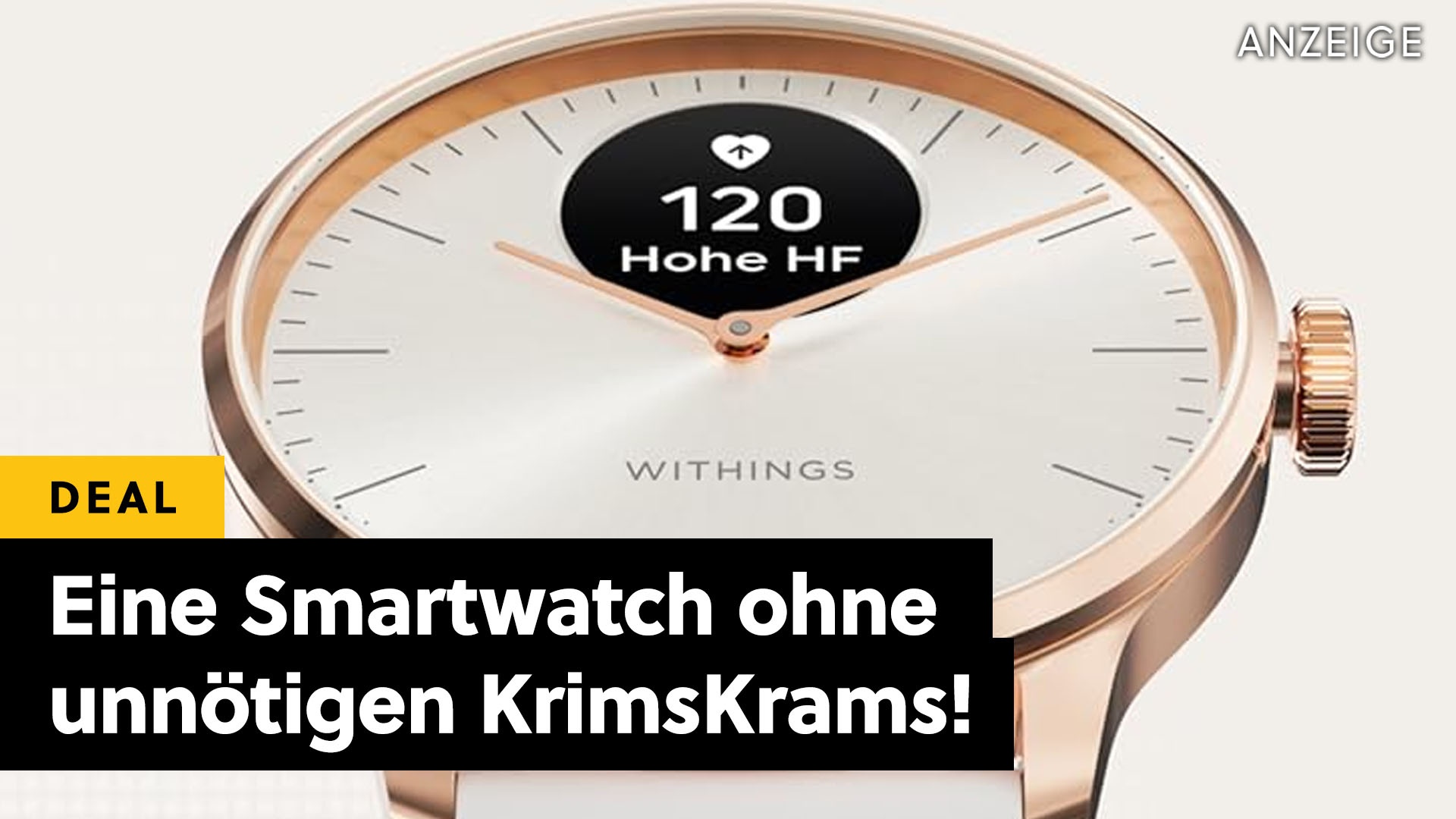 Deals: Smartwatch - Diese Hybrid-Uhr ist einfach wunderschön! [Anzeige]