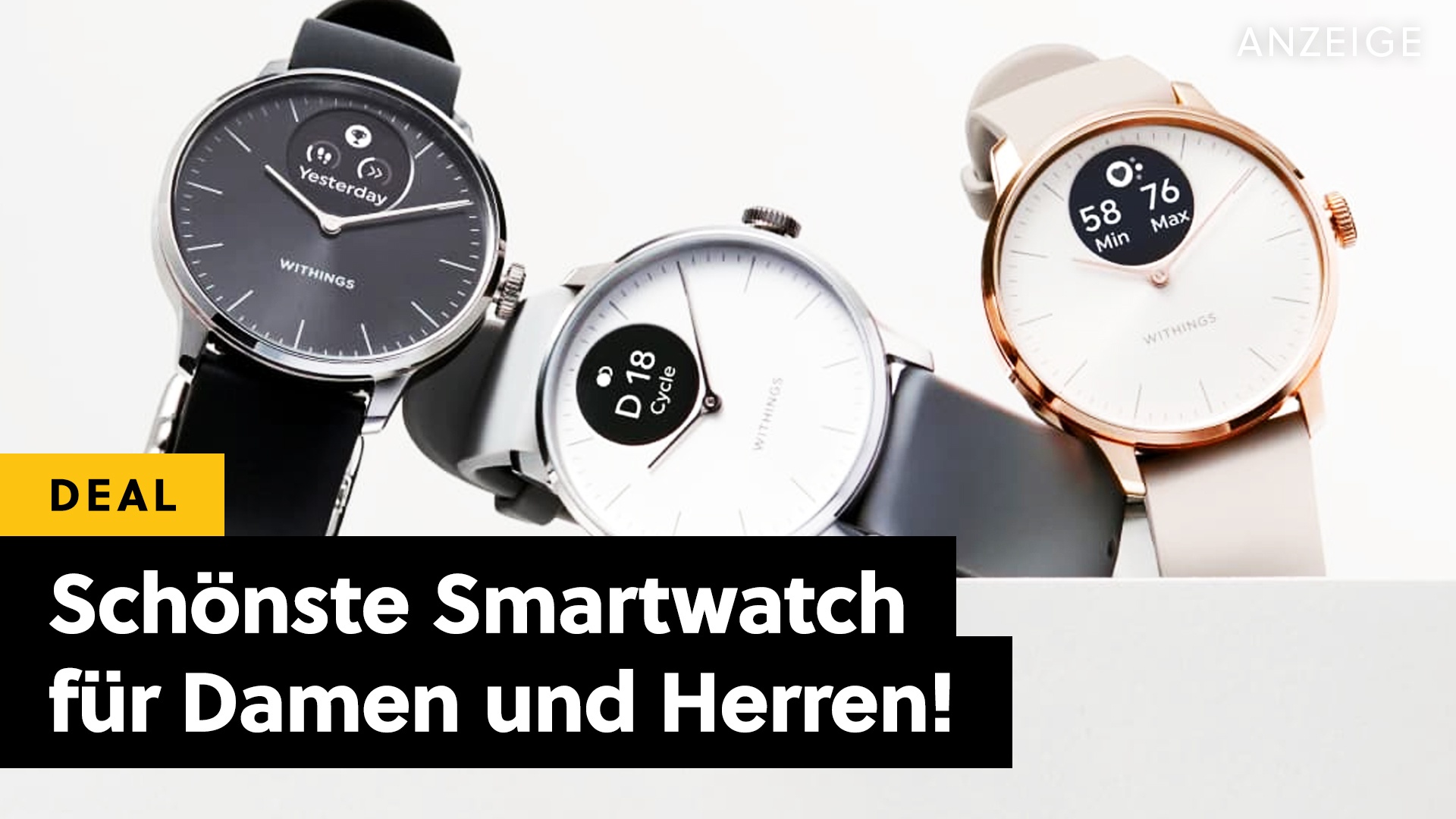 Smartwatch - Diese Hybrid-Uhr ist einfach wunderschön! [Anzeige]
