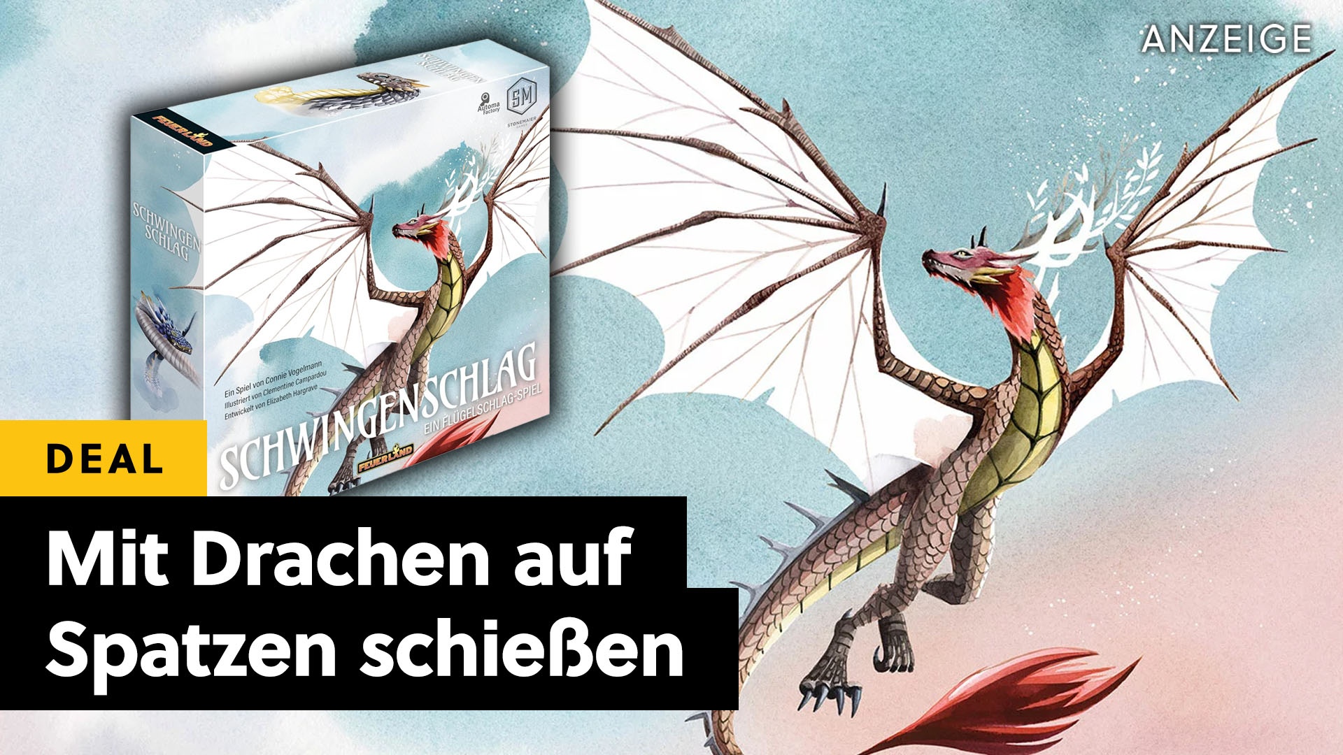 Das Kennerspiel des Jahres 2019 wird noch besser und perfekt für alle, die mehr auf Drachen als auf Vögel stehen!