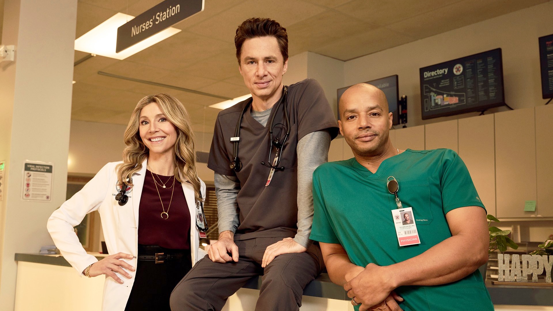 News: Scrubs - Warum kehrt die Serie nach 16 Jahren überhaupt zurück? Weil wir es laut Zach Braff bitter nötig haben